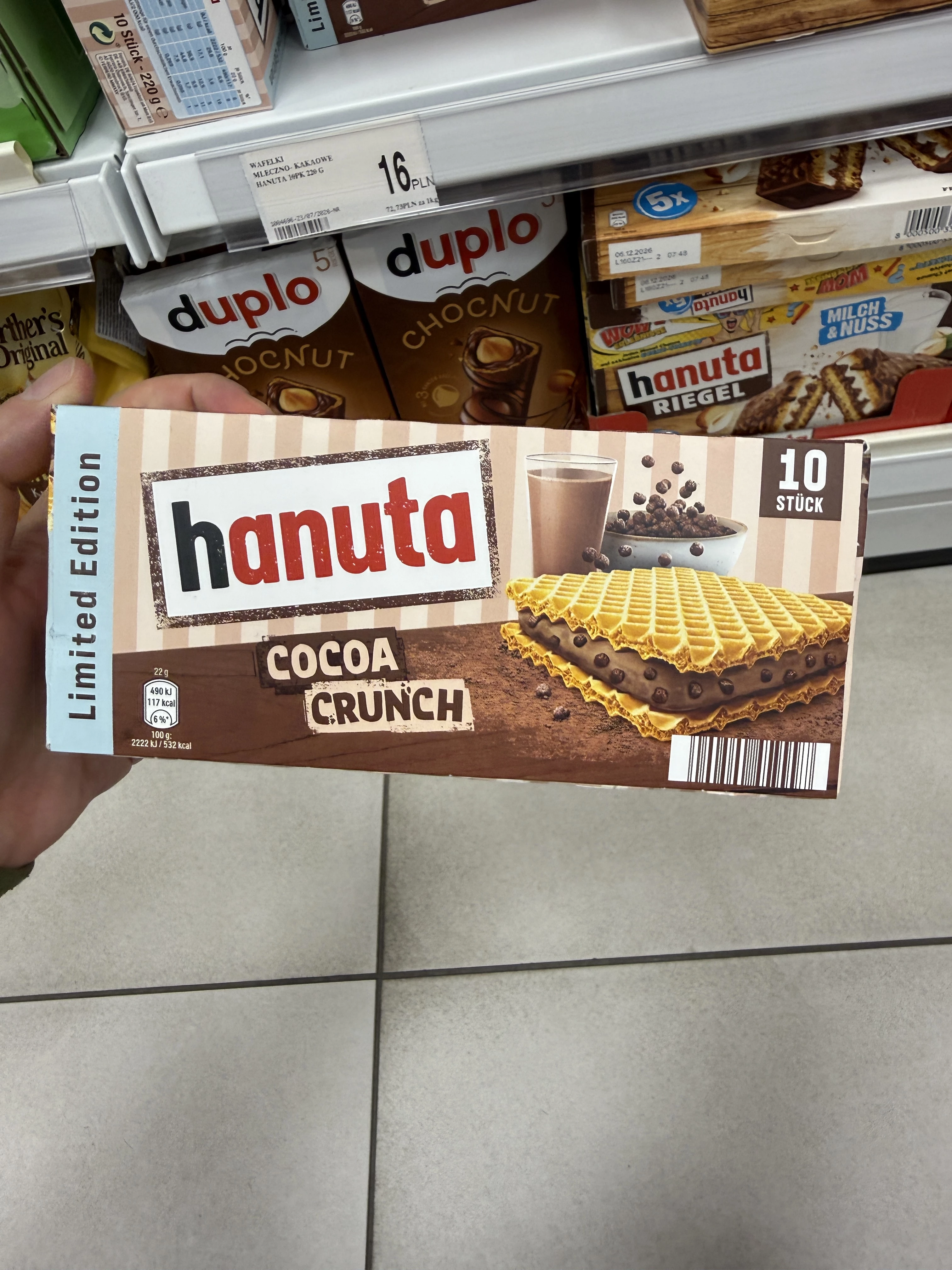 hanuta Cocoa Crunch Limited Edition | 220g