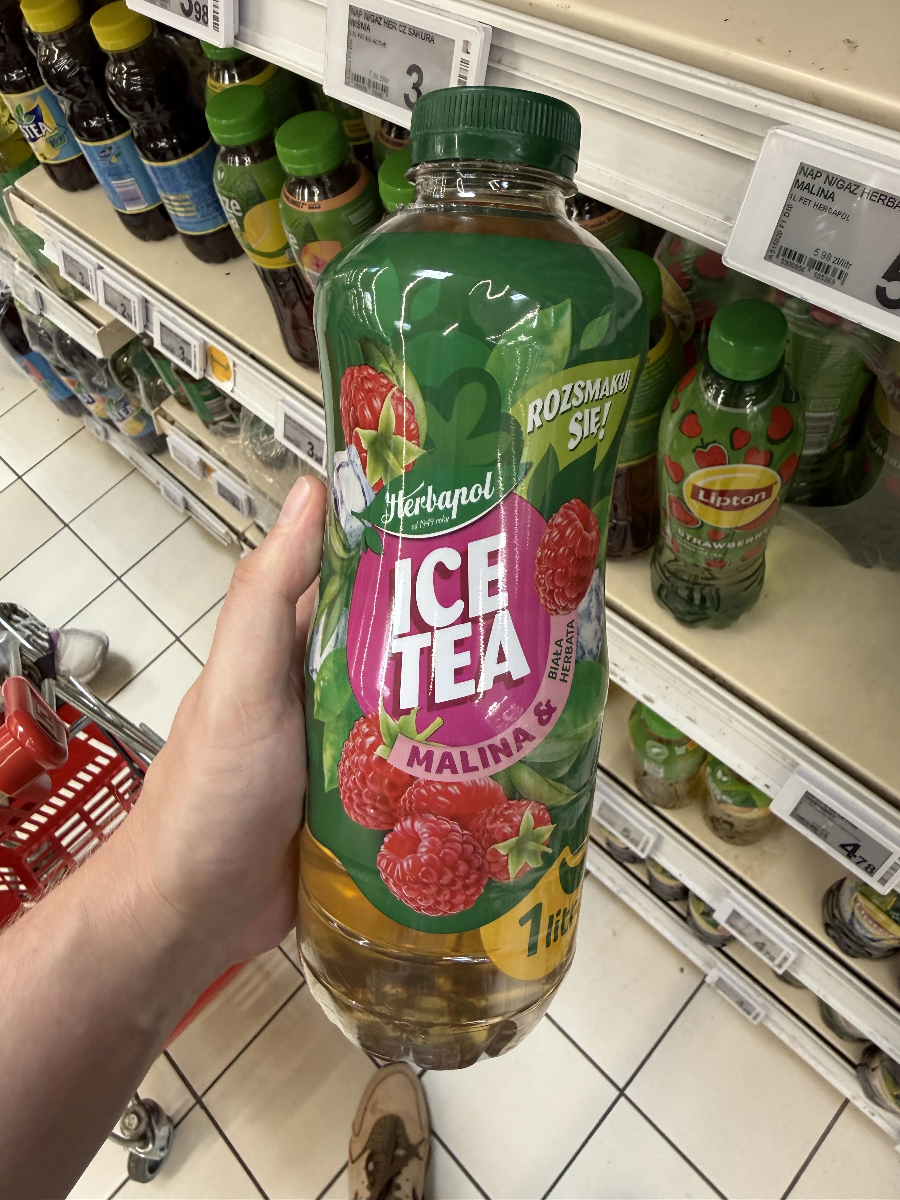 Herbapol Ice Tea Malina & Biała Herbata | 1000ml