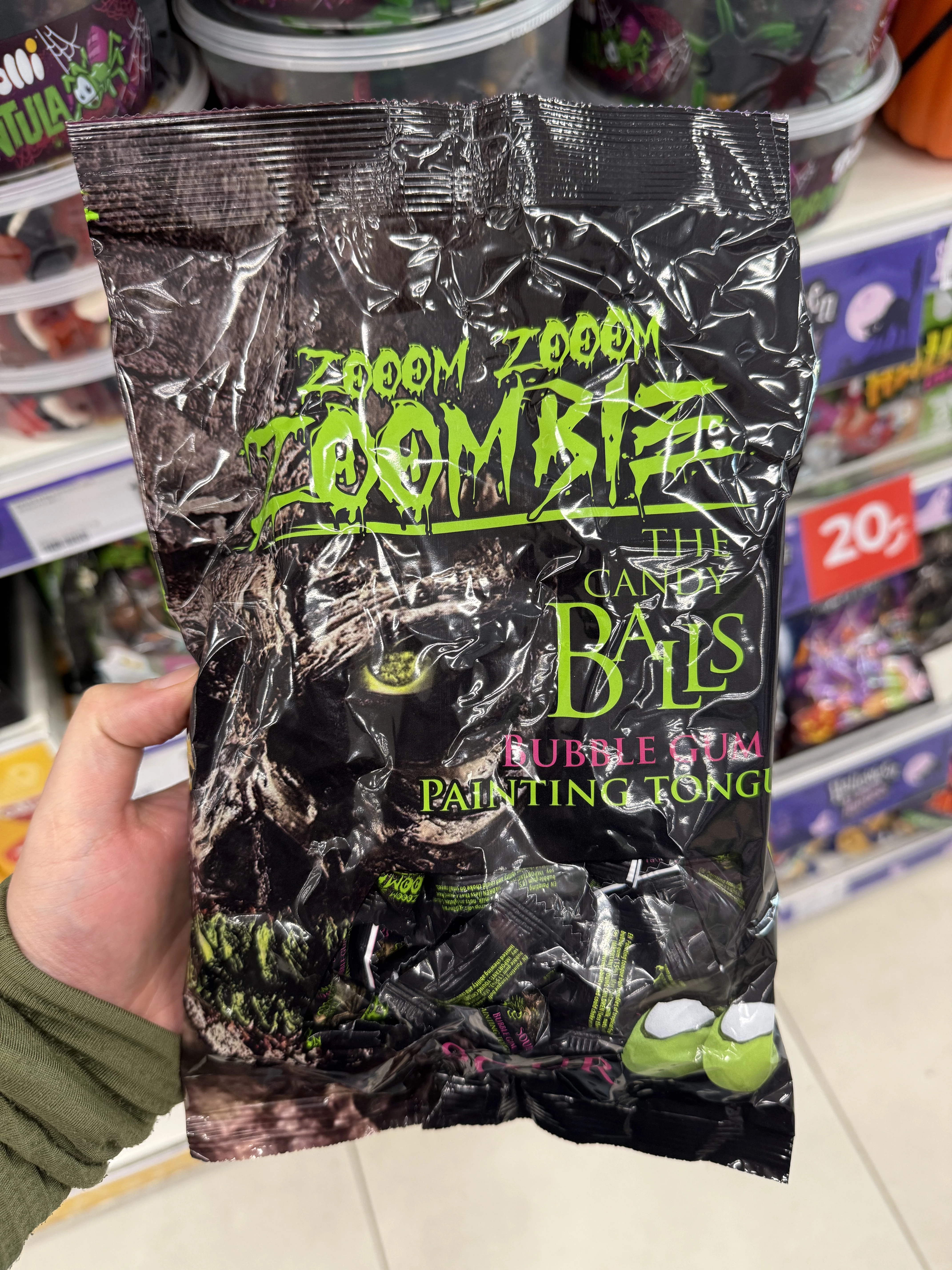 Zooom Zooom Zoombize The Candy Balls Bubble Gum Painting Tongue | 300g