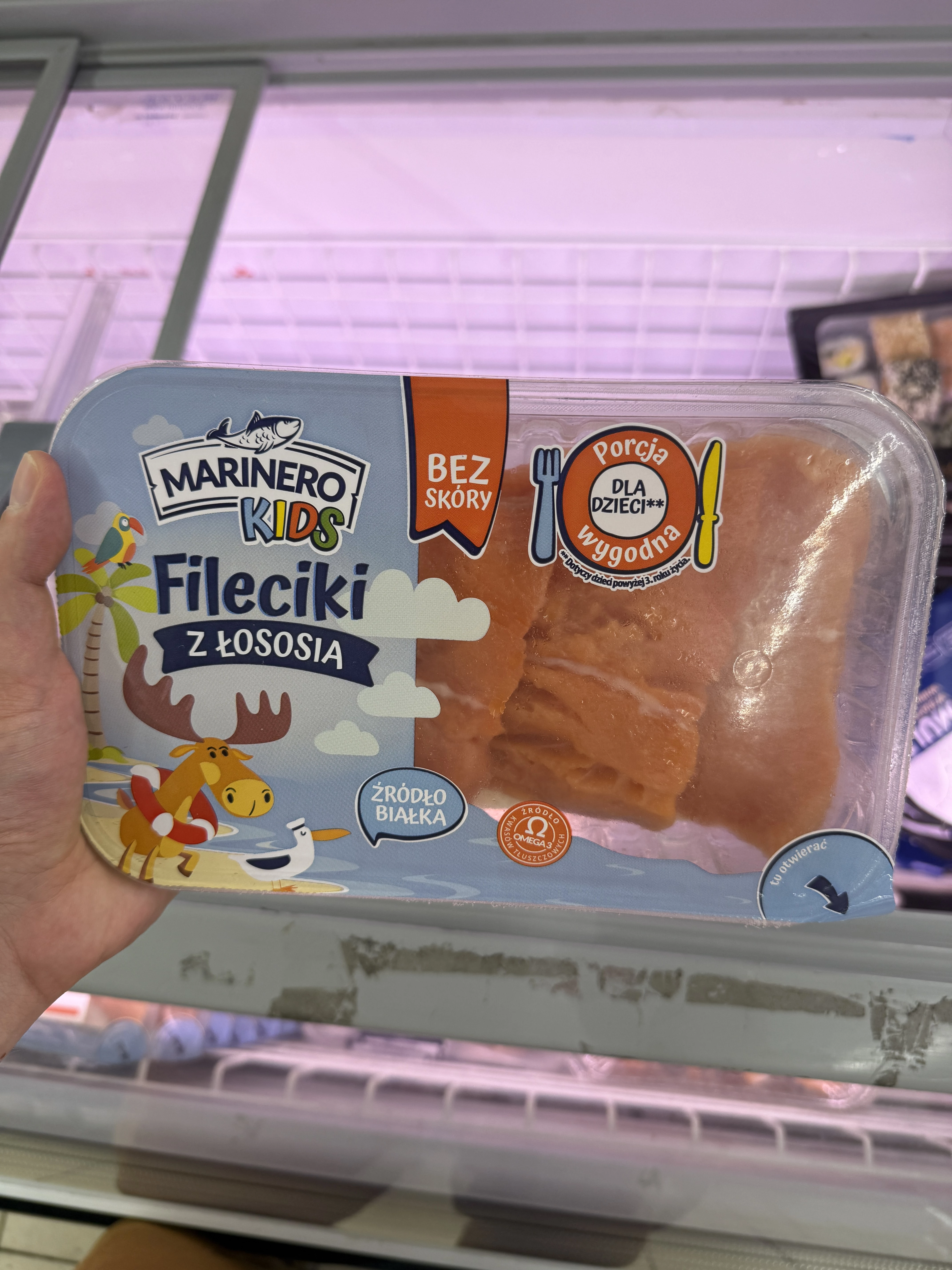 Marinero Kids Fileciki z łososia | 0,342kg