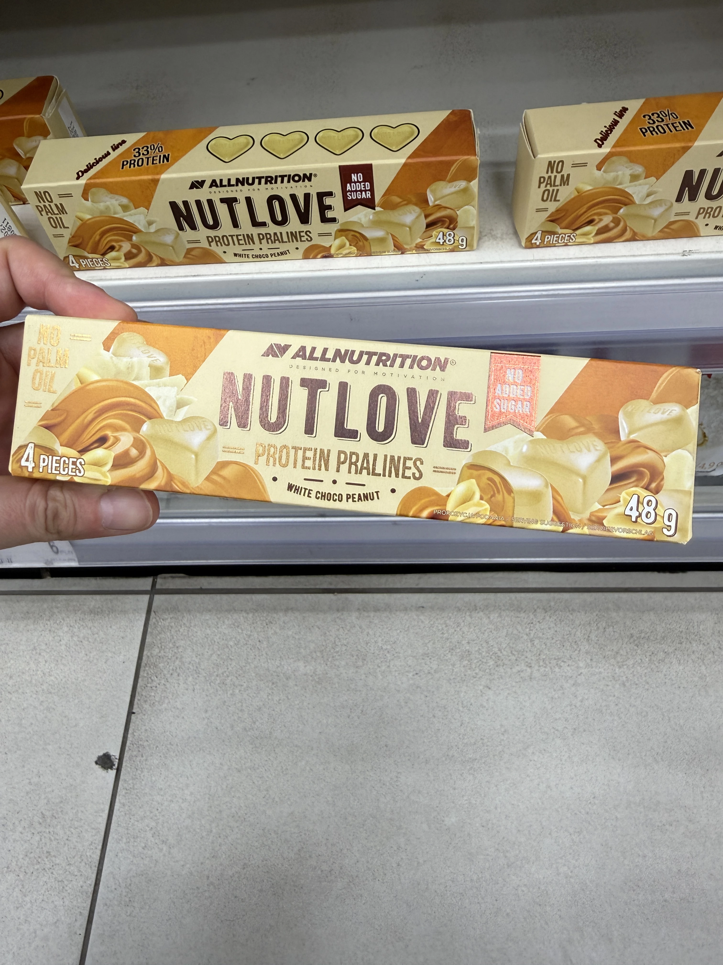 Allnutrition Nutlove Protein Pralines White Choco Peanut | 48g