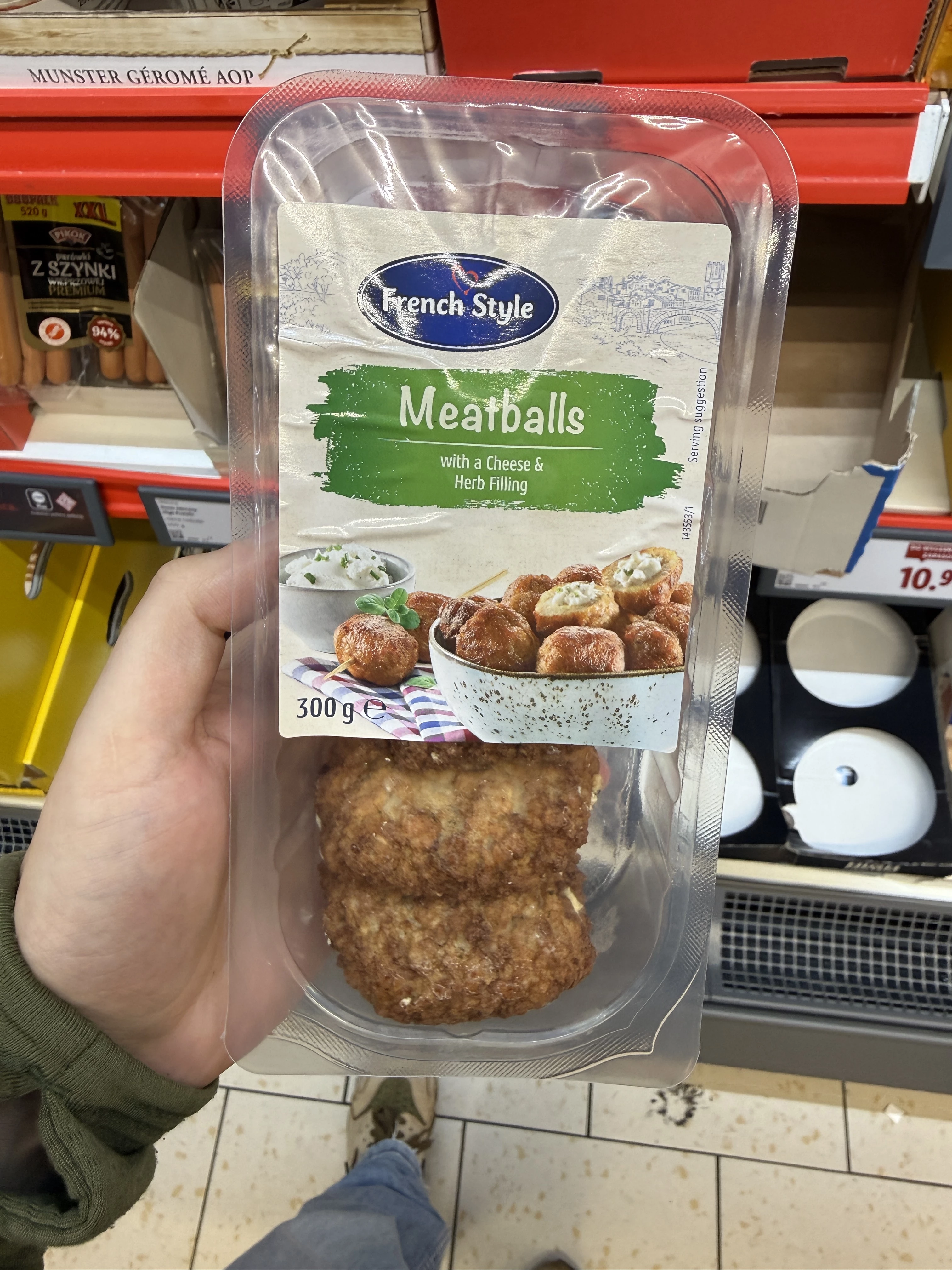 French Style Meatballs with a Cheese & Herb Filling | 300g