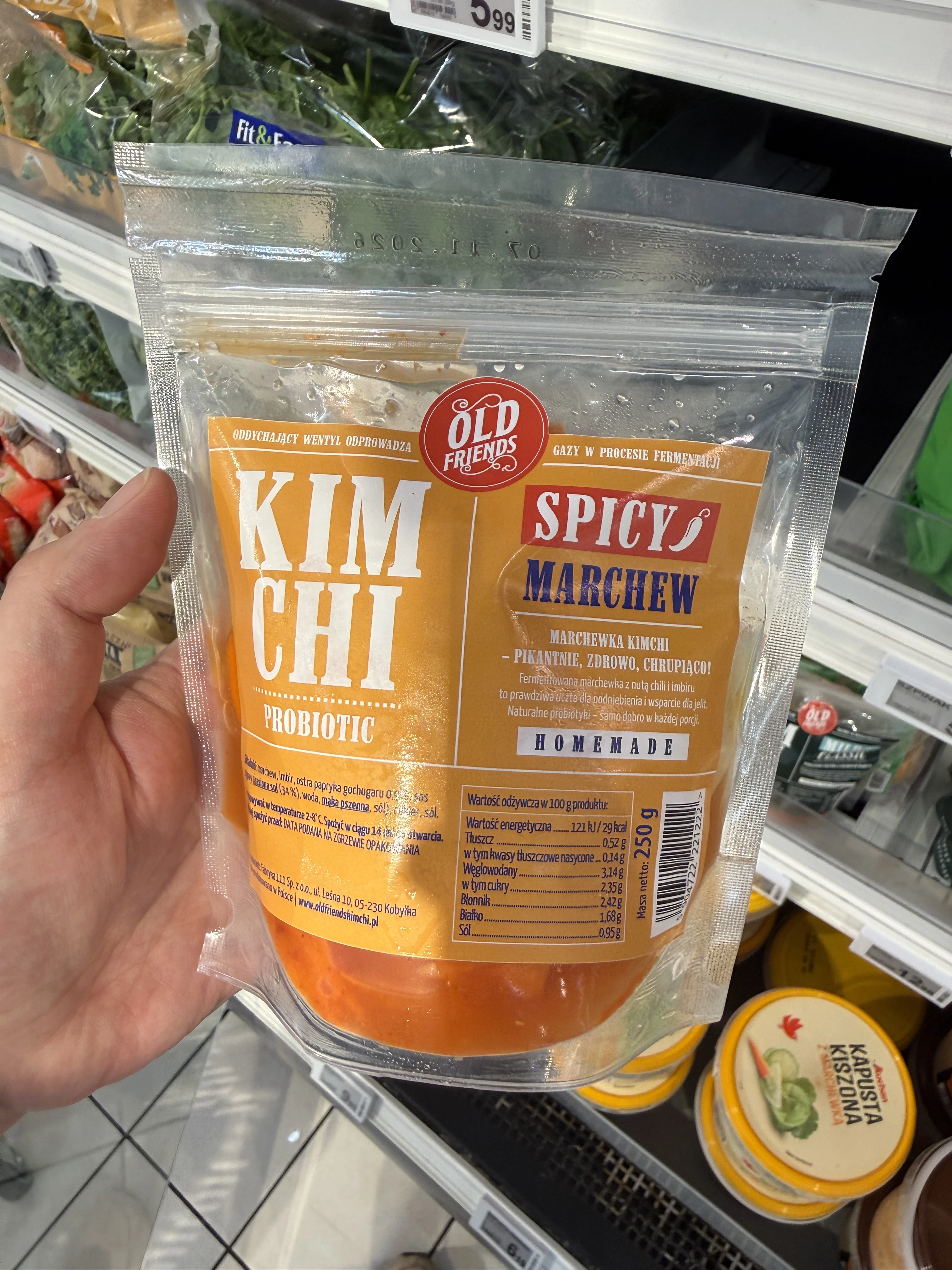 Old Friends Kimchi Spicy Marchew | 250g