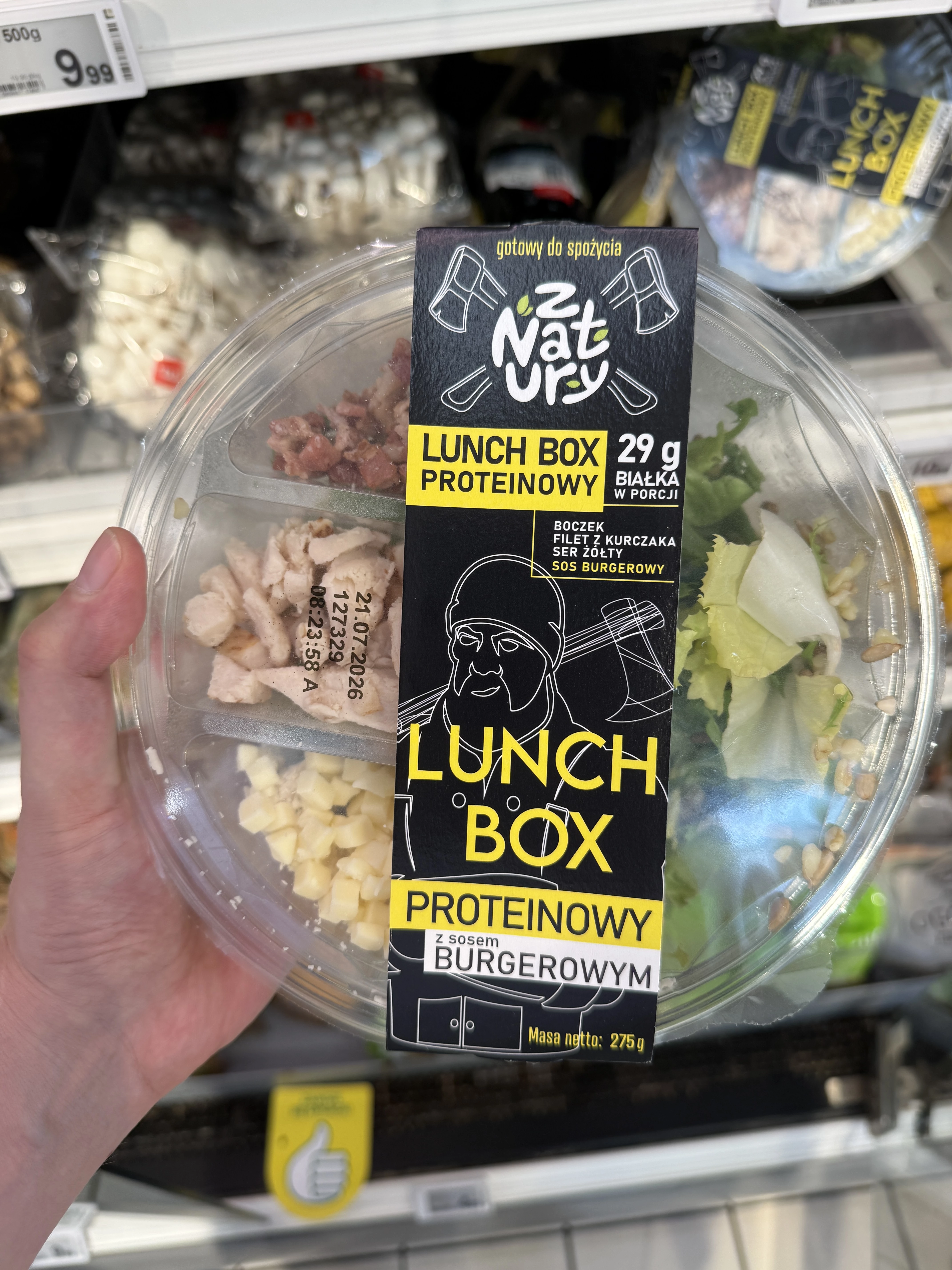 Z Natury Lunch Box Proteinowy z sosem burgerowym | 275g
