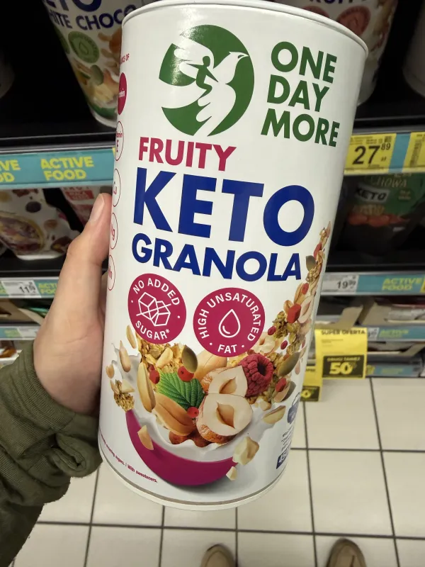 One Day More Fruity Keto Granola | 450g