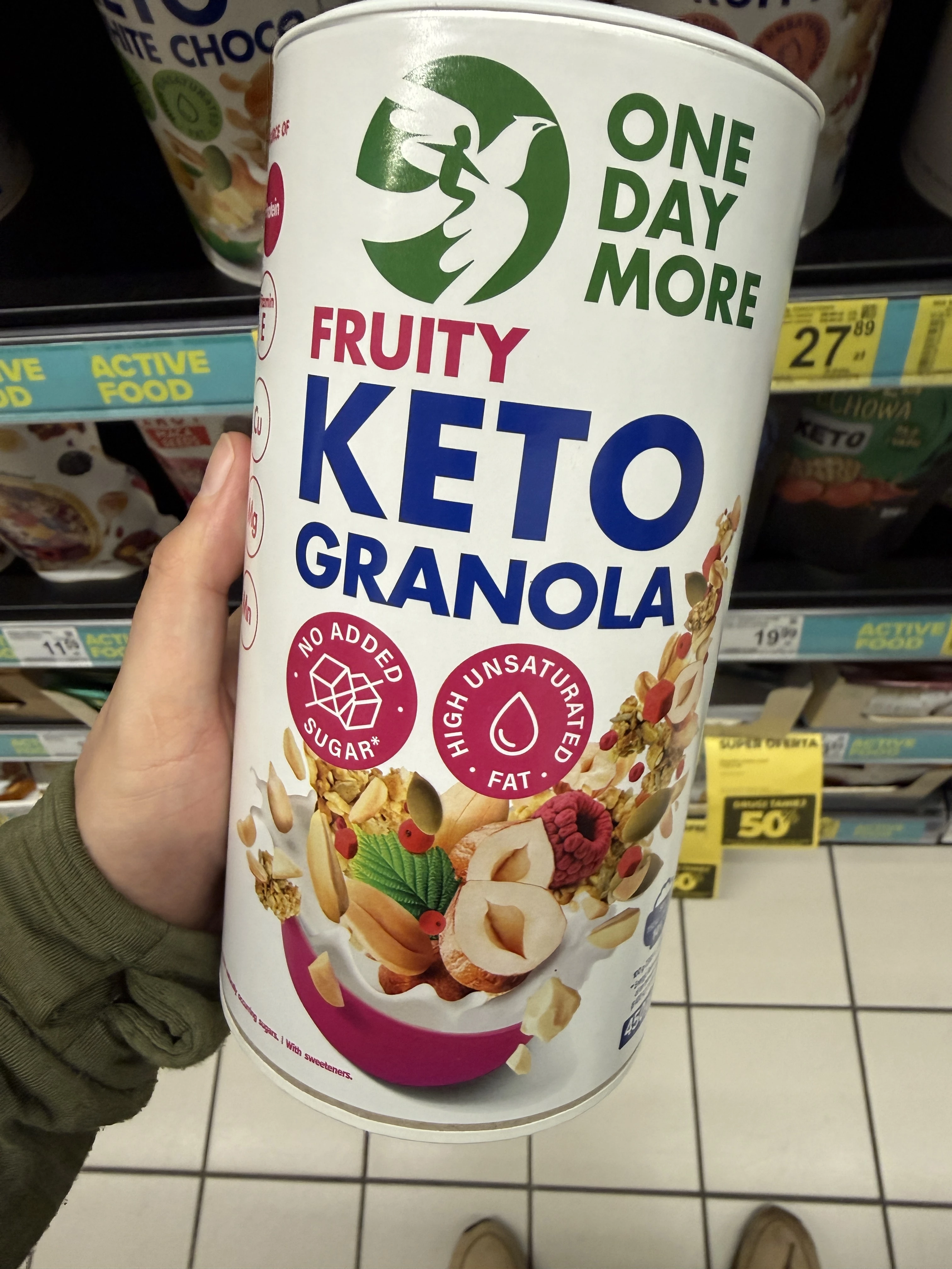 One Day More Fruity Keto Granola | 450g