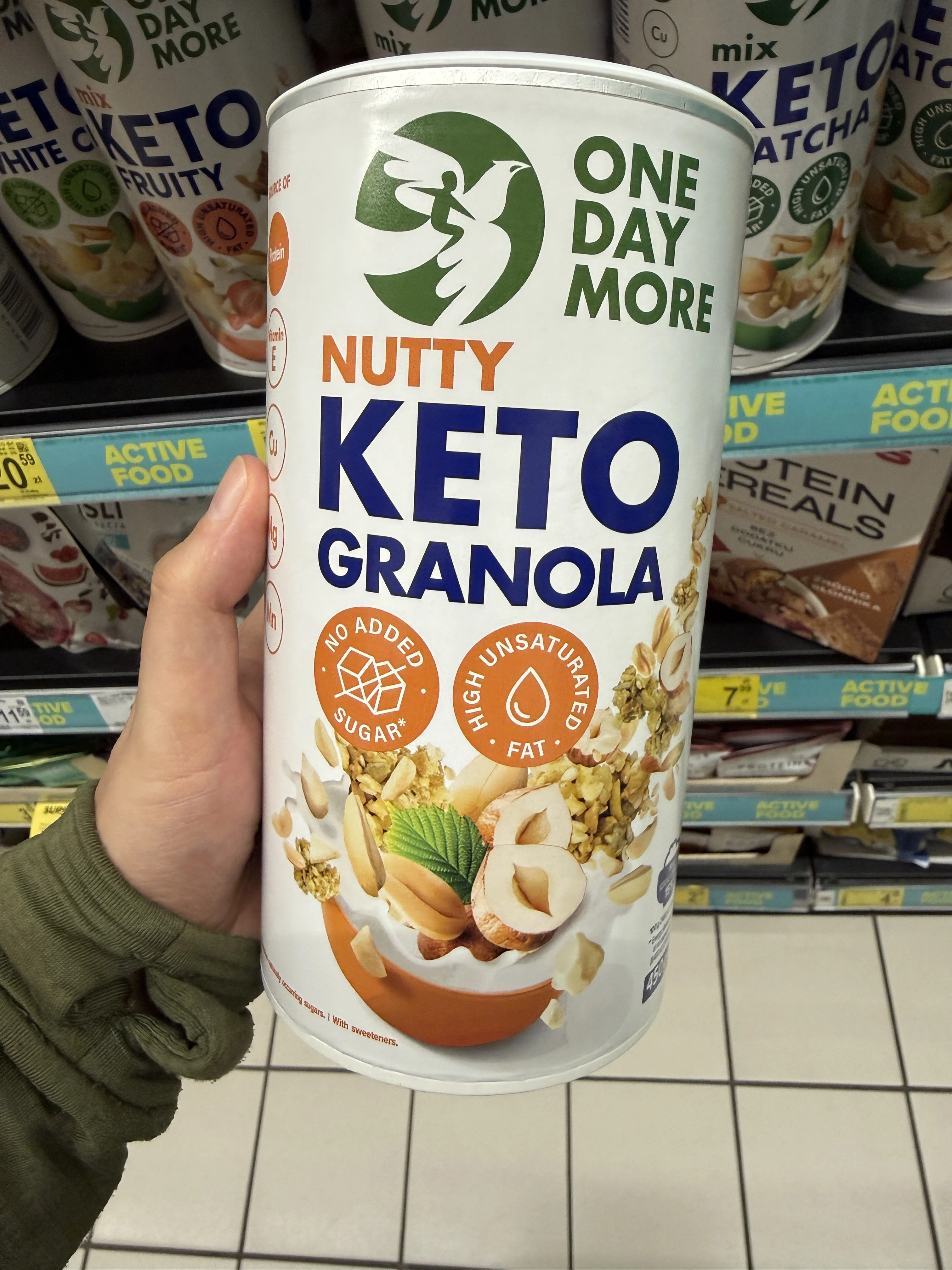 One Day More Nutty Keto Granola | 450g