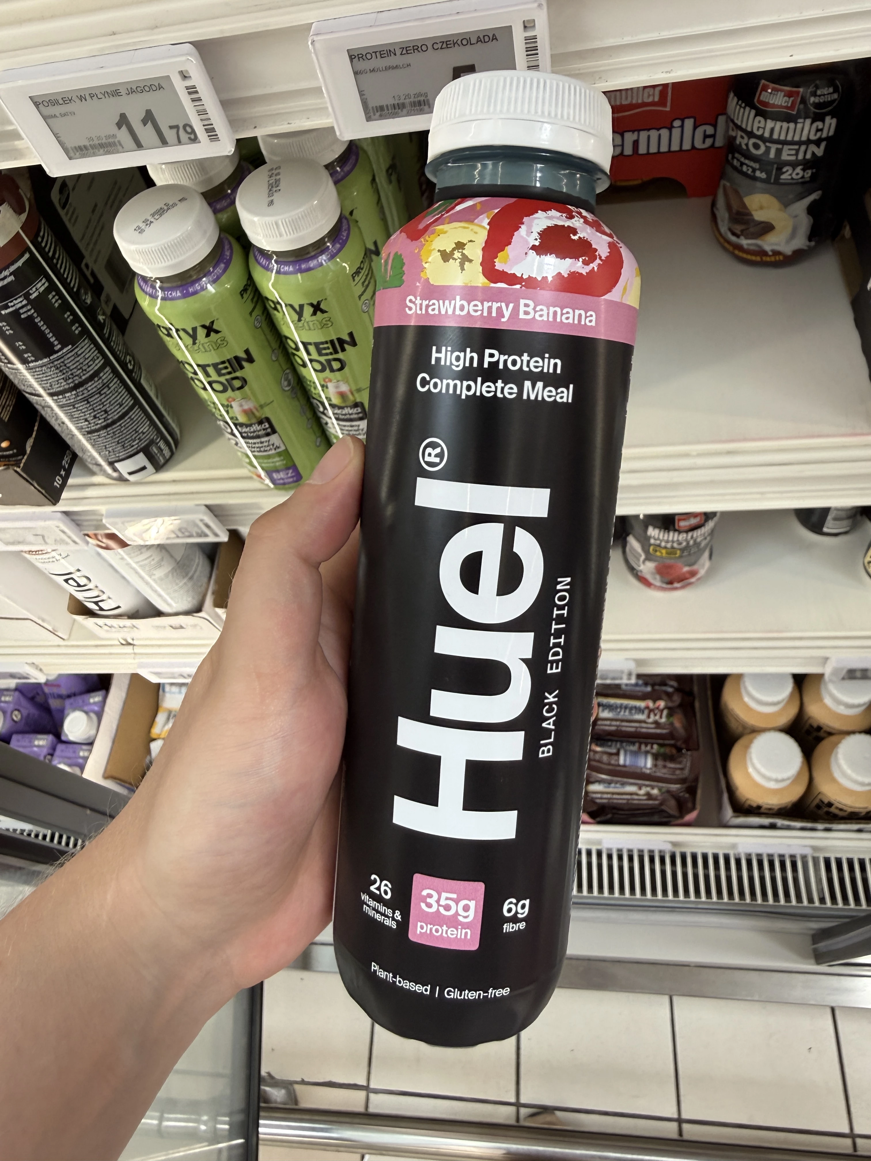 Huel Black Edition Ready-to-drink Strawberry Banana | 500ml