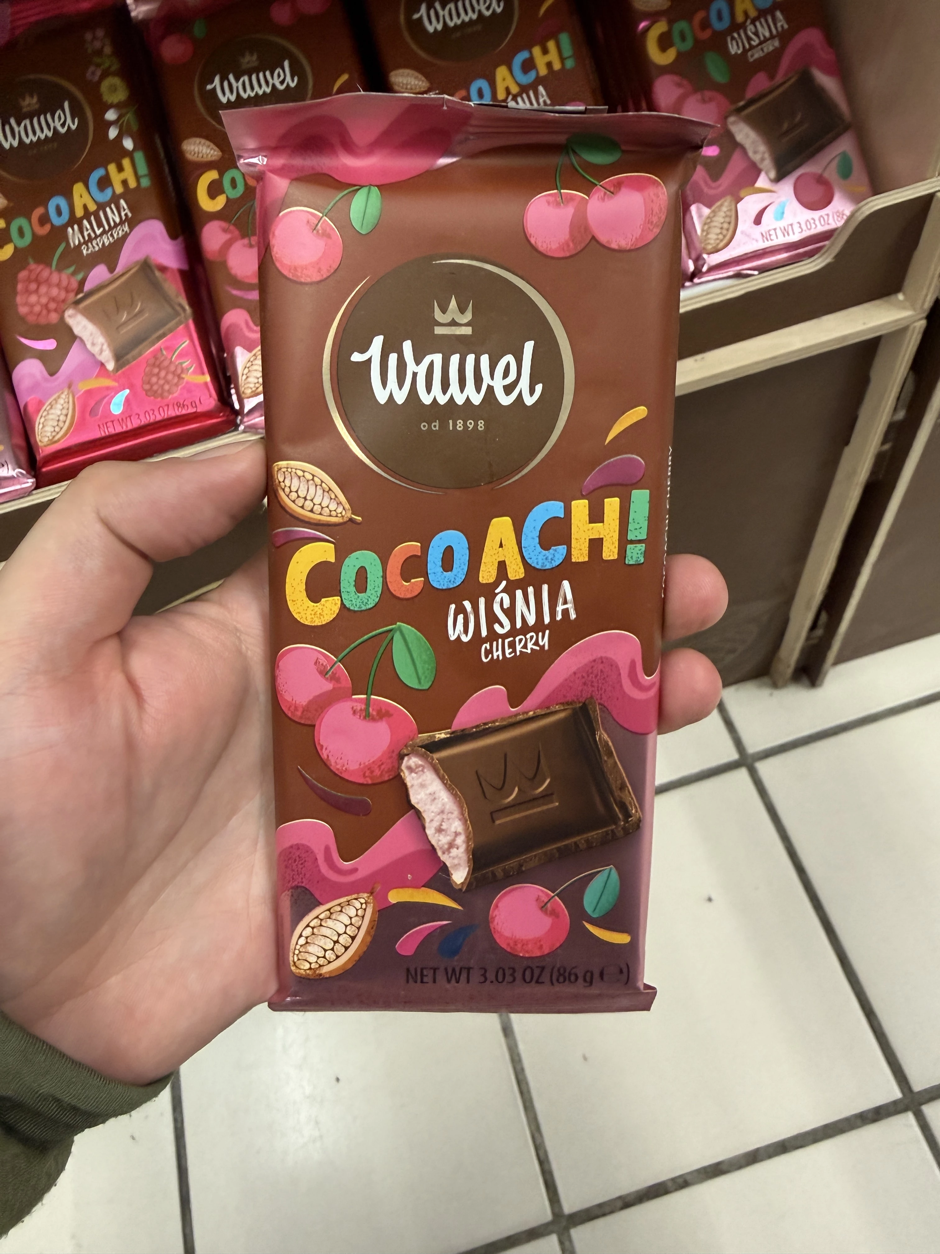 Wawel Czekolada CocoAch! Wiśnia | 86g