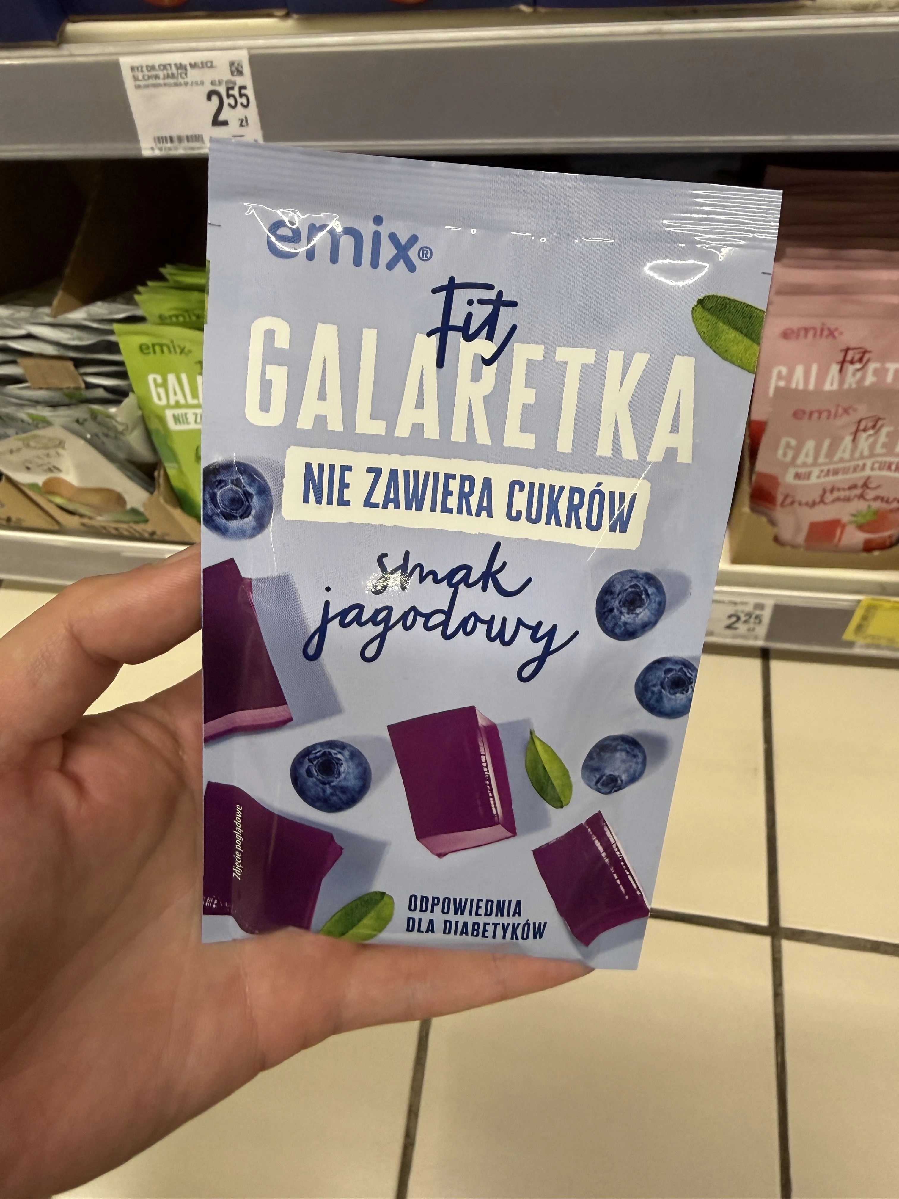 Emix Fit Galaretka jagodowa | 25g