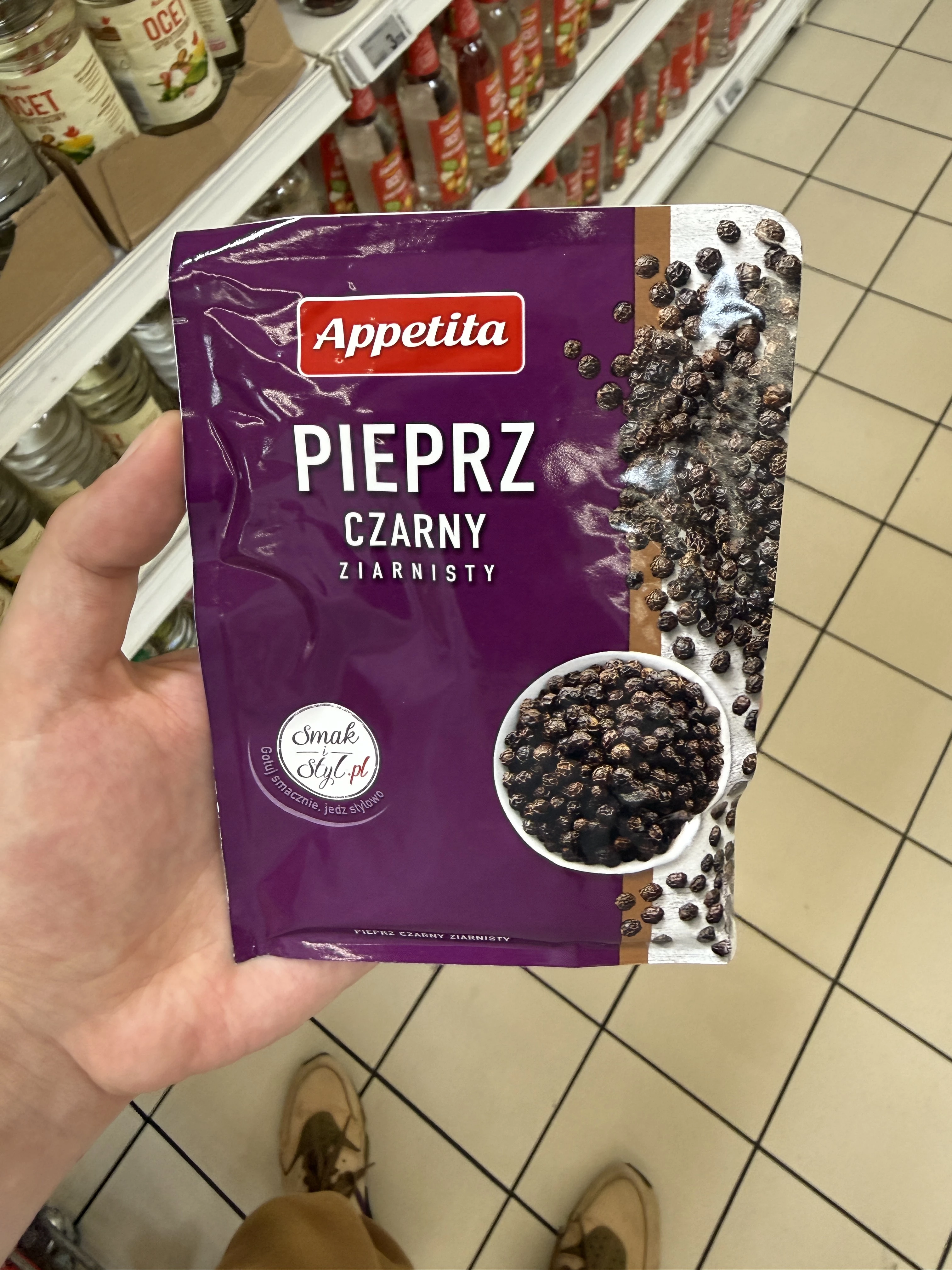 Appetita Pieprz czarny ziarnisty | 18g