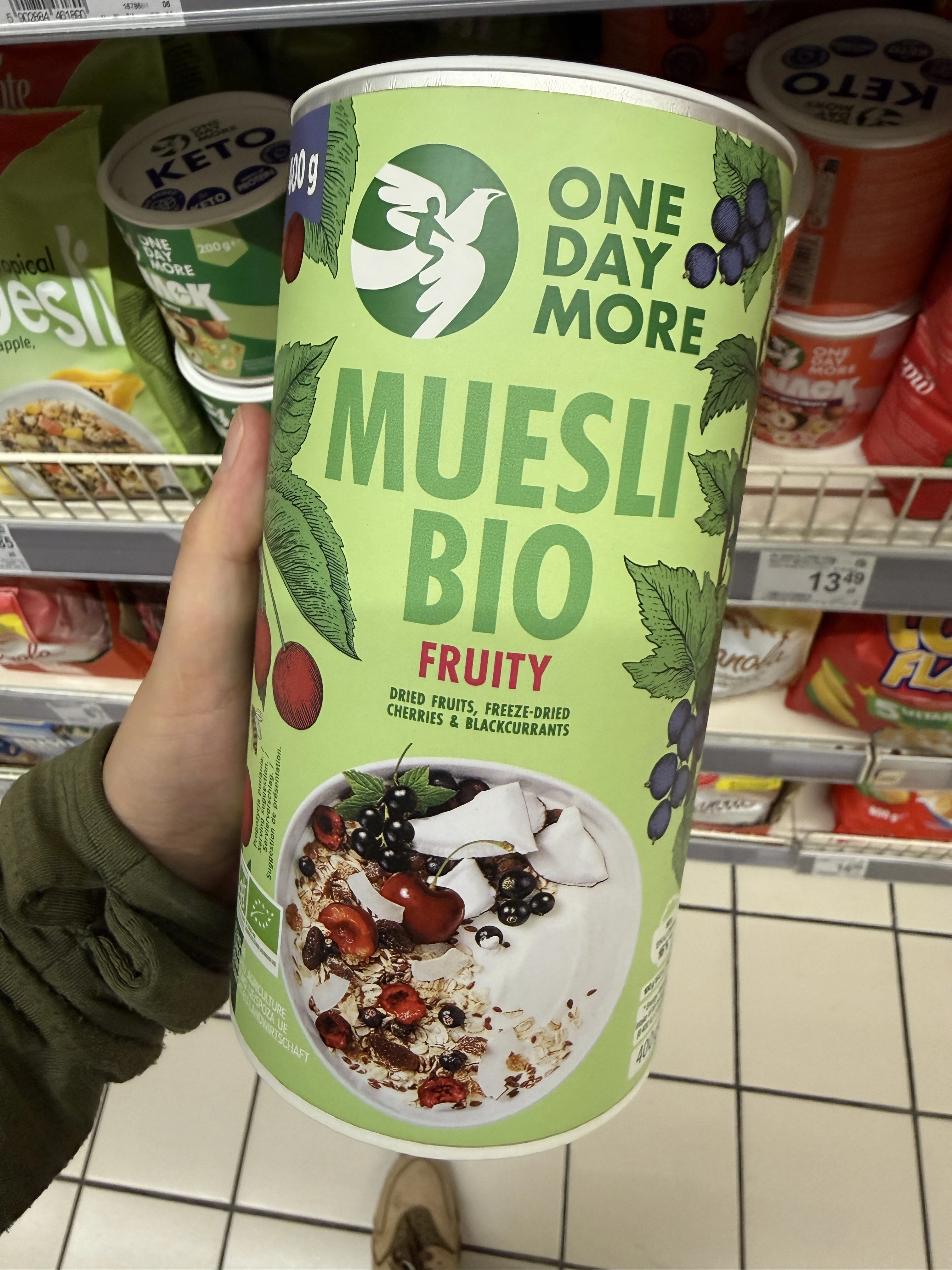 OneDayMore Muesli Bio Fruity | 400g