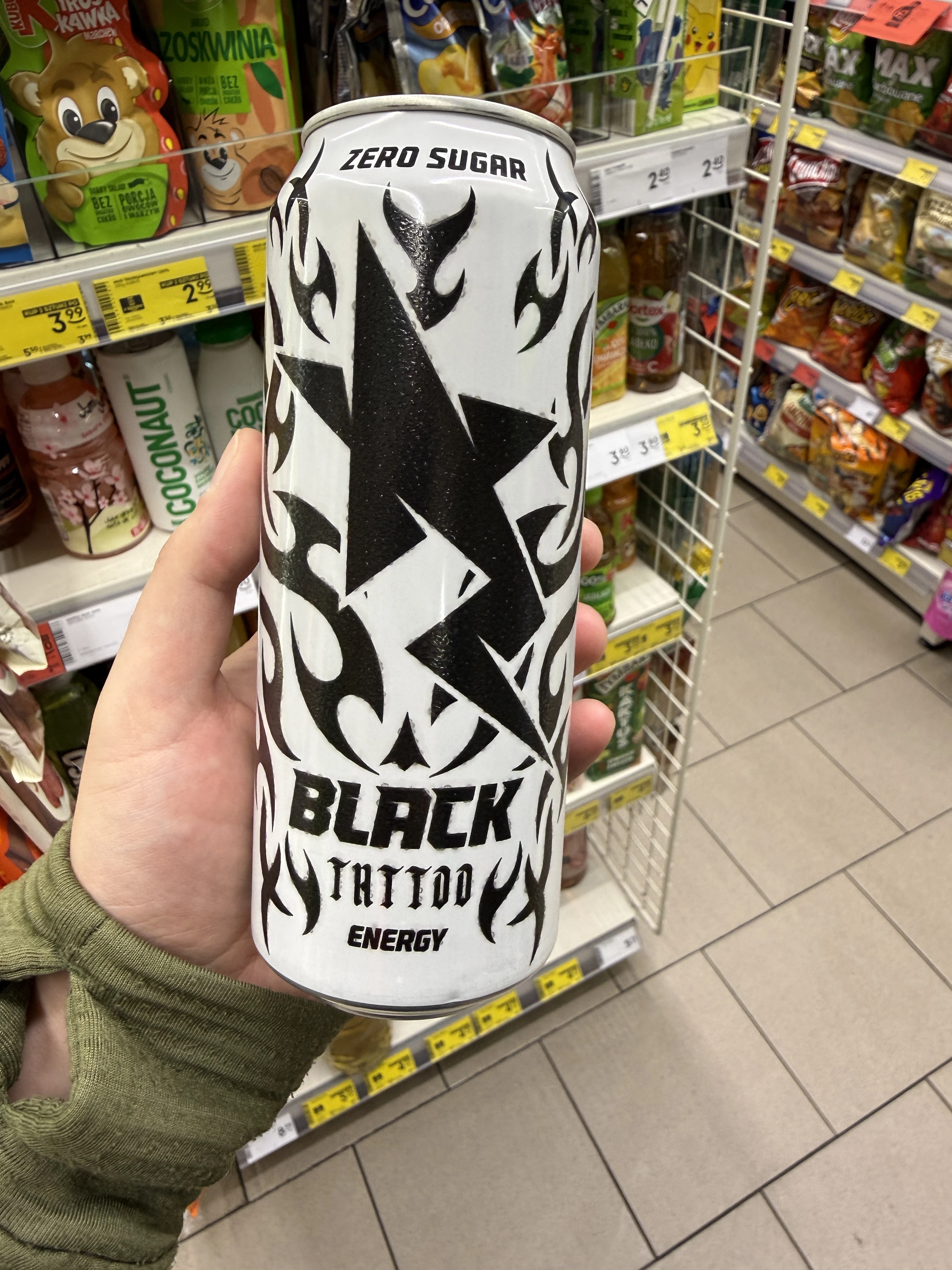 Black Tattoo Energy Zero Sugar | 500ml