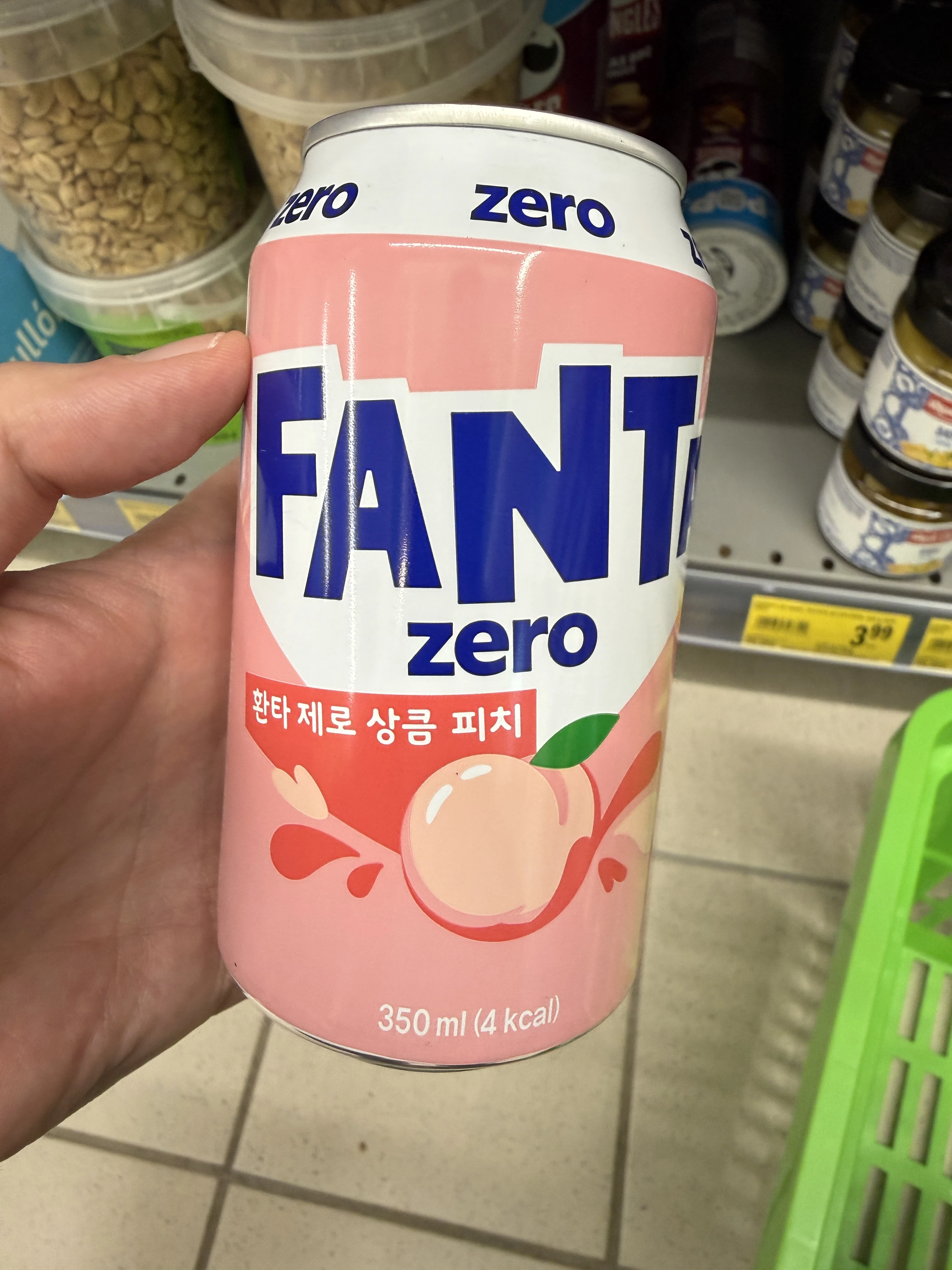 Fanta Zero / 환타 제로 상큼 피치 | 350ml