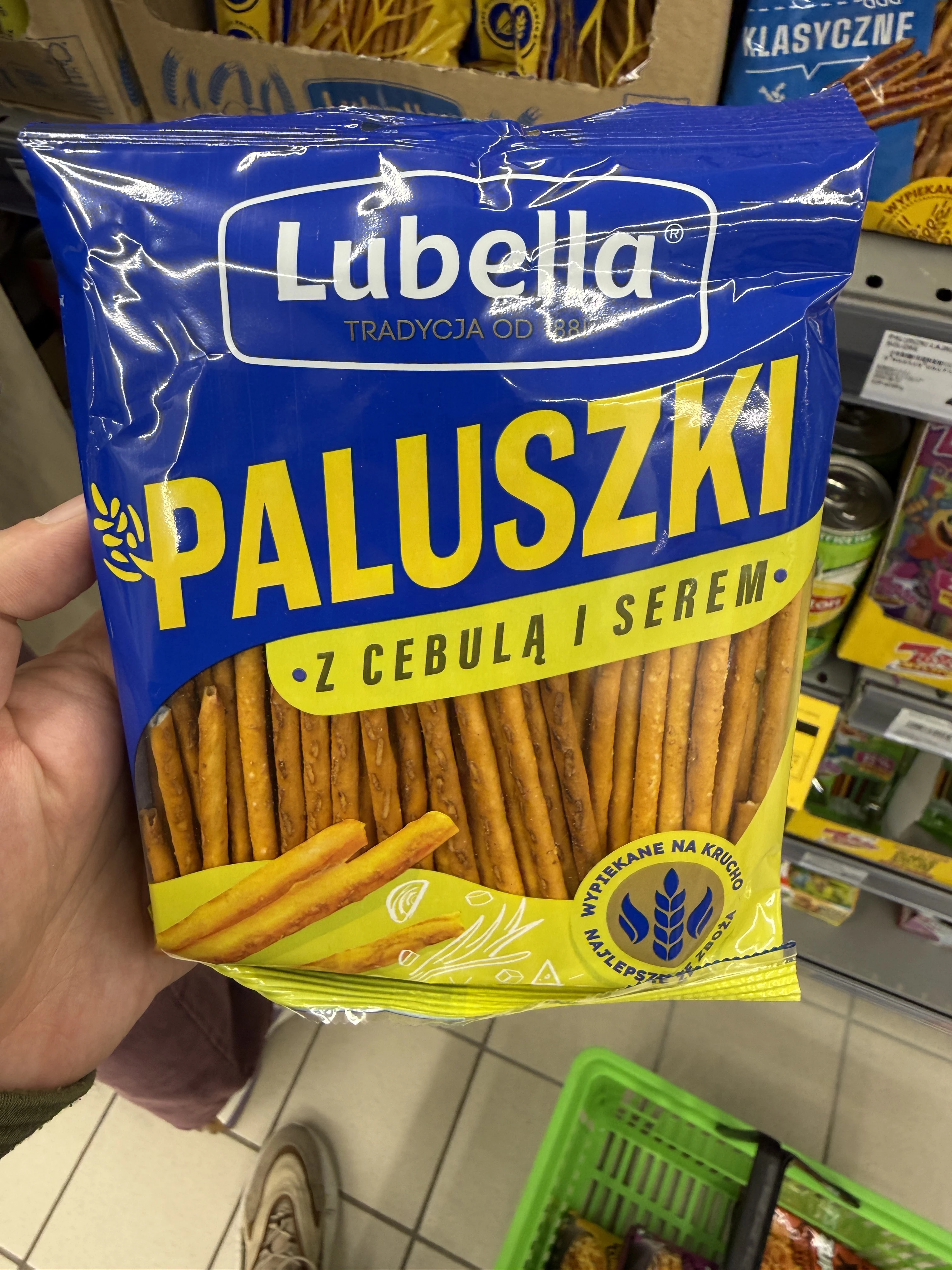 Lubella Paluszki z cebulą i serem | 70g
