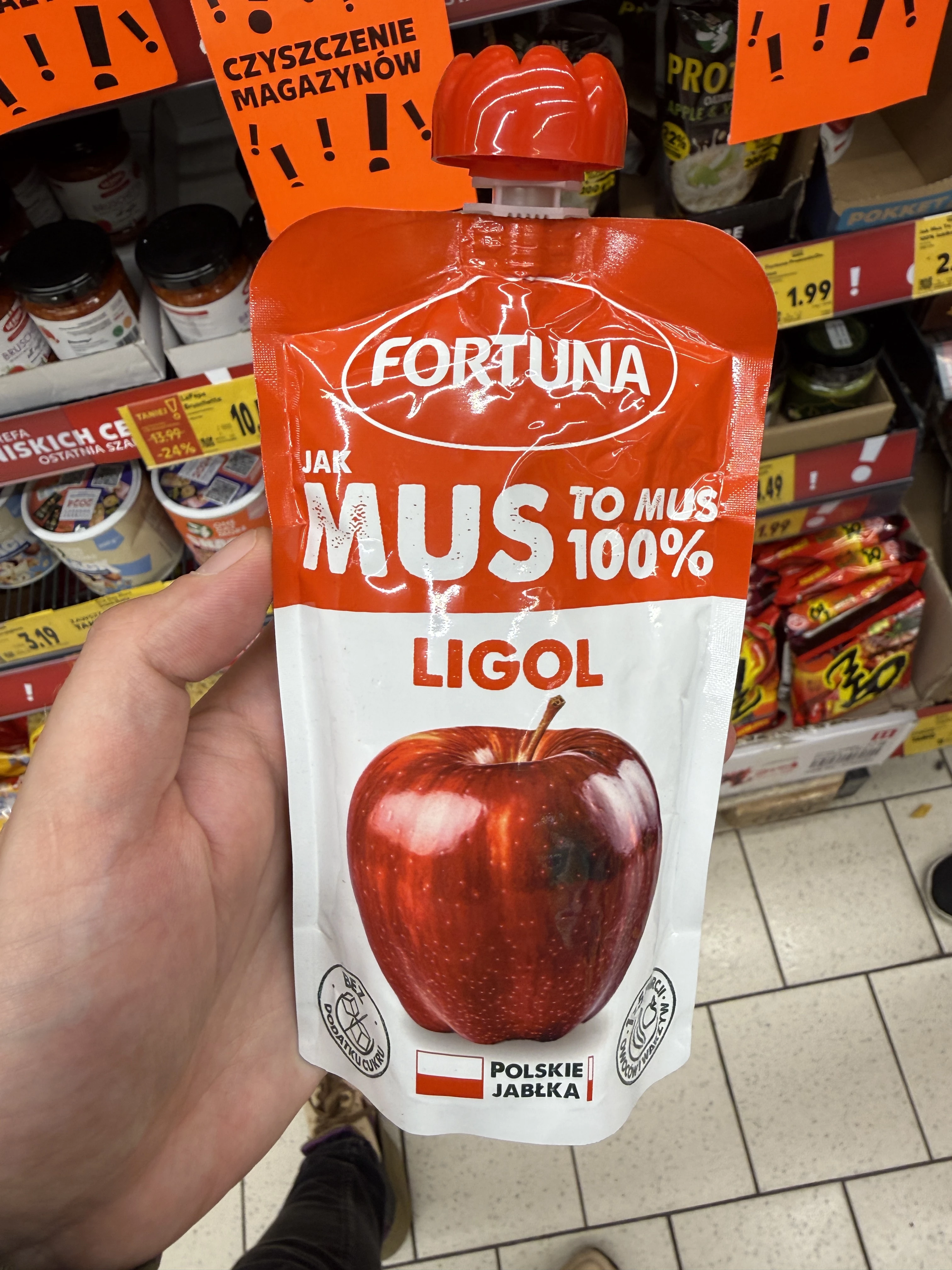 Fortuna Jak Mus to Mus 100% Jabłko Ligol | 200g