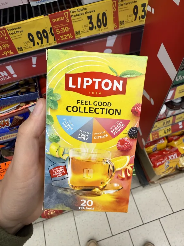 Lipton Feel Good Collection zestaw herbat 20 torebek | 32,5g