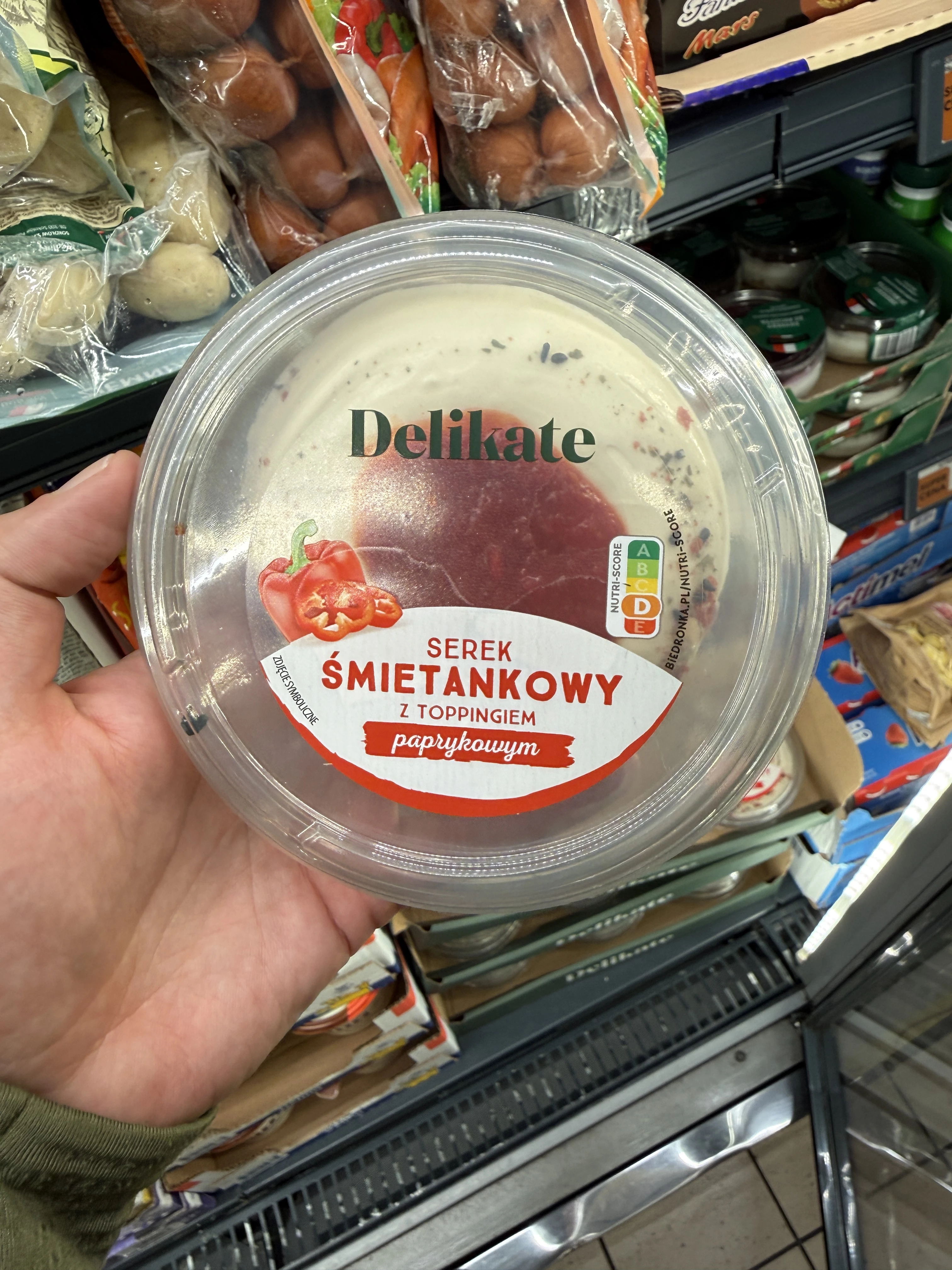 Delikate Serek śmietankowy z sosem paprykowym 10% | 150g