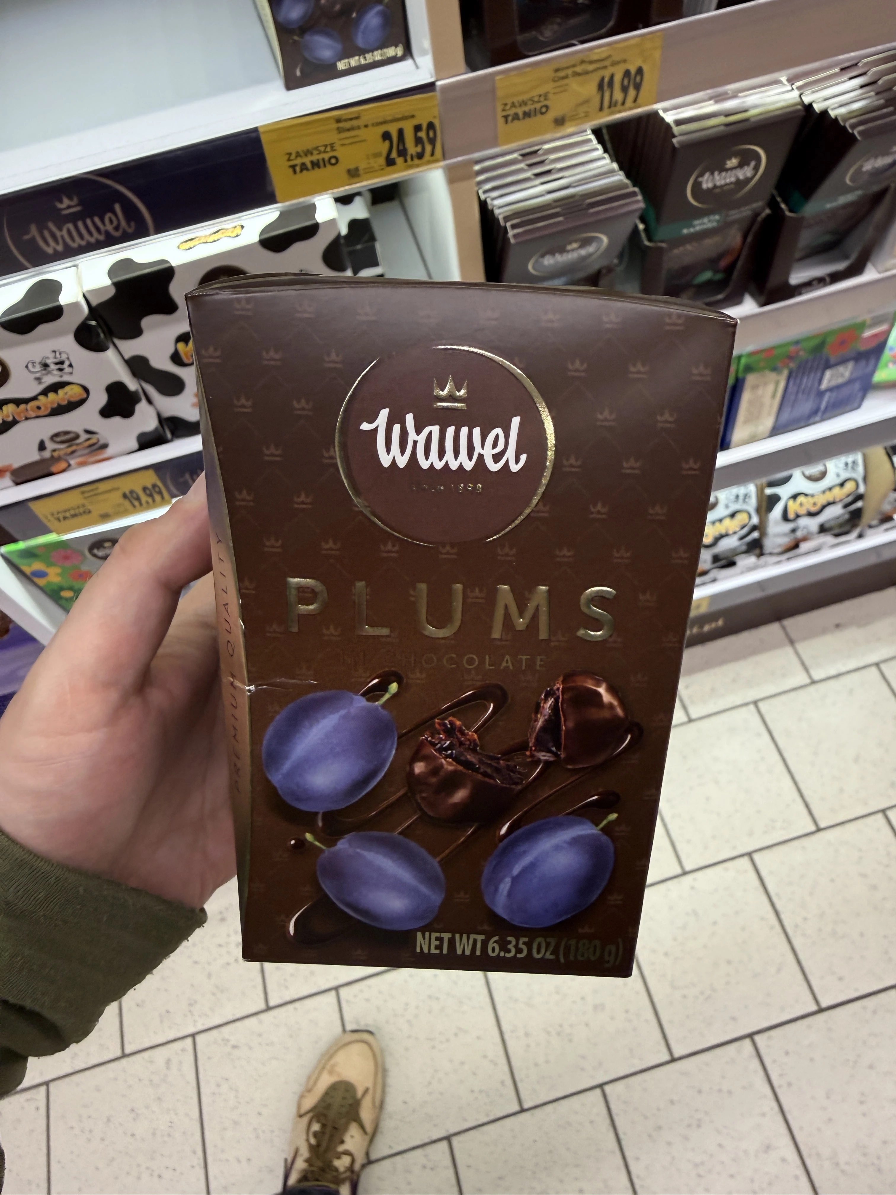 Wawel Plums in Chocolate / Śliwki w czekoladzie | 180g