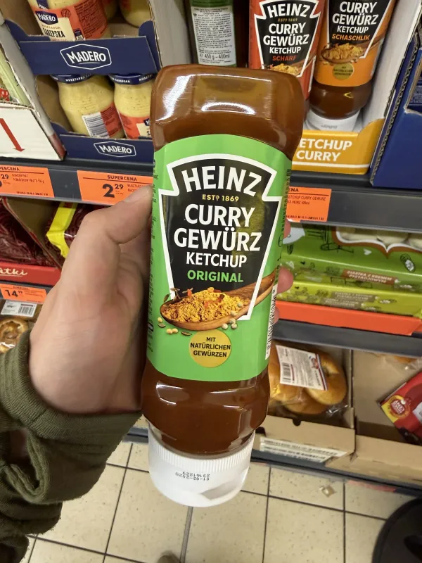 Heinz Curry Gewürz Ketchup Original | 400ml / 450g