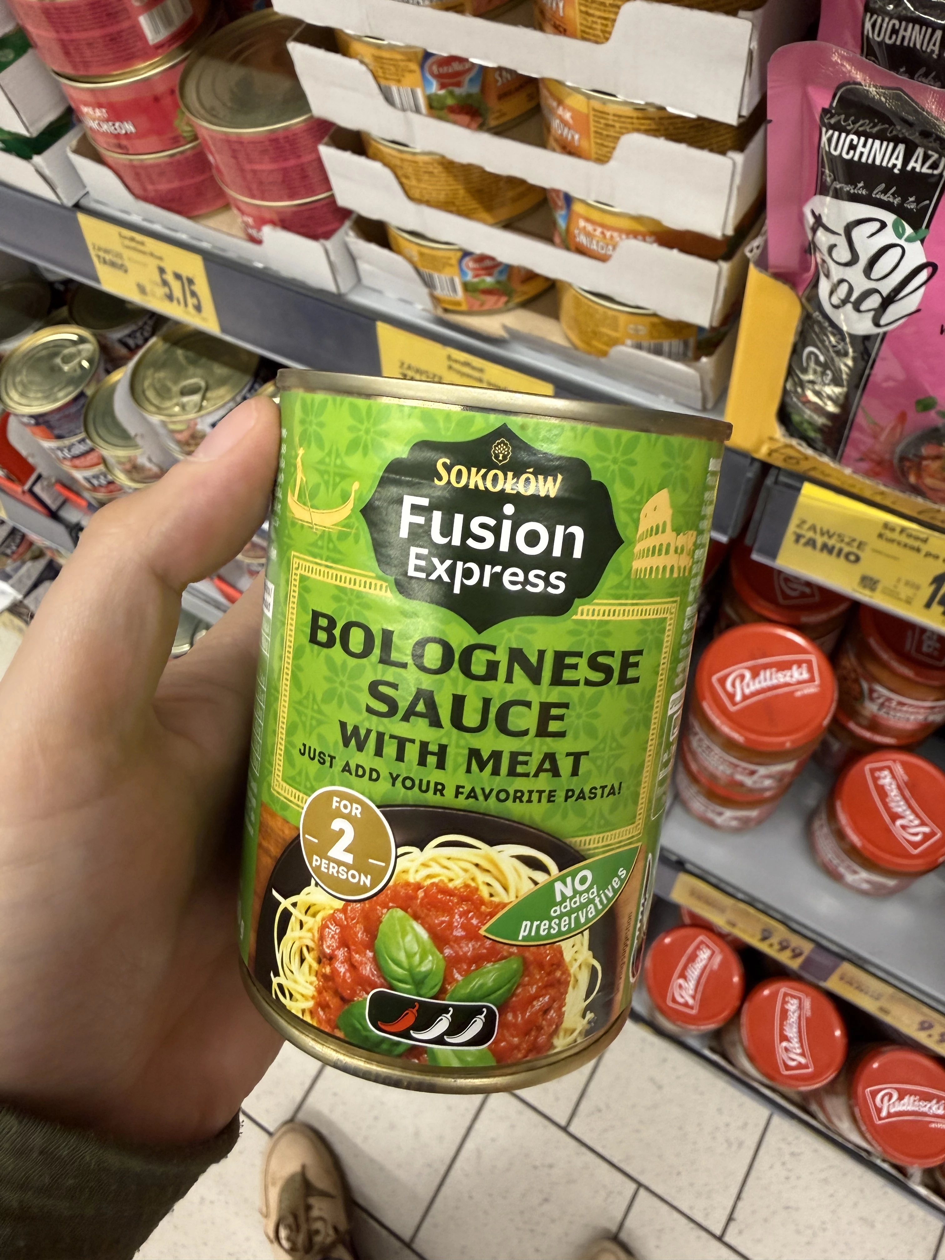 Sokołów Fusion Express Sos boloński z mięsem | 400g