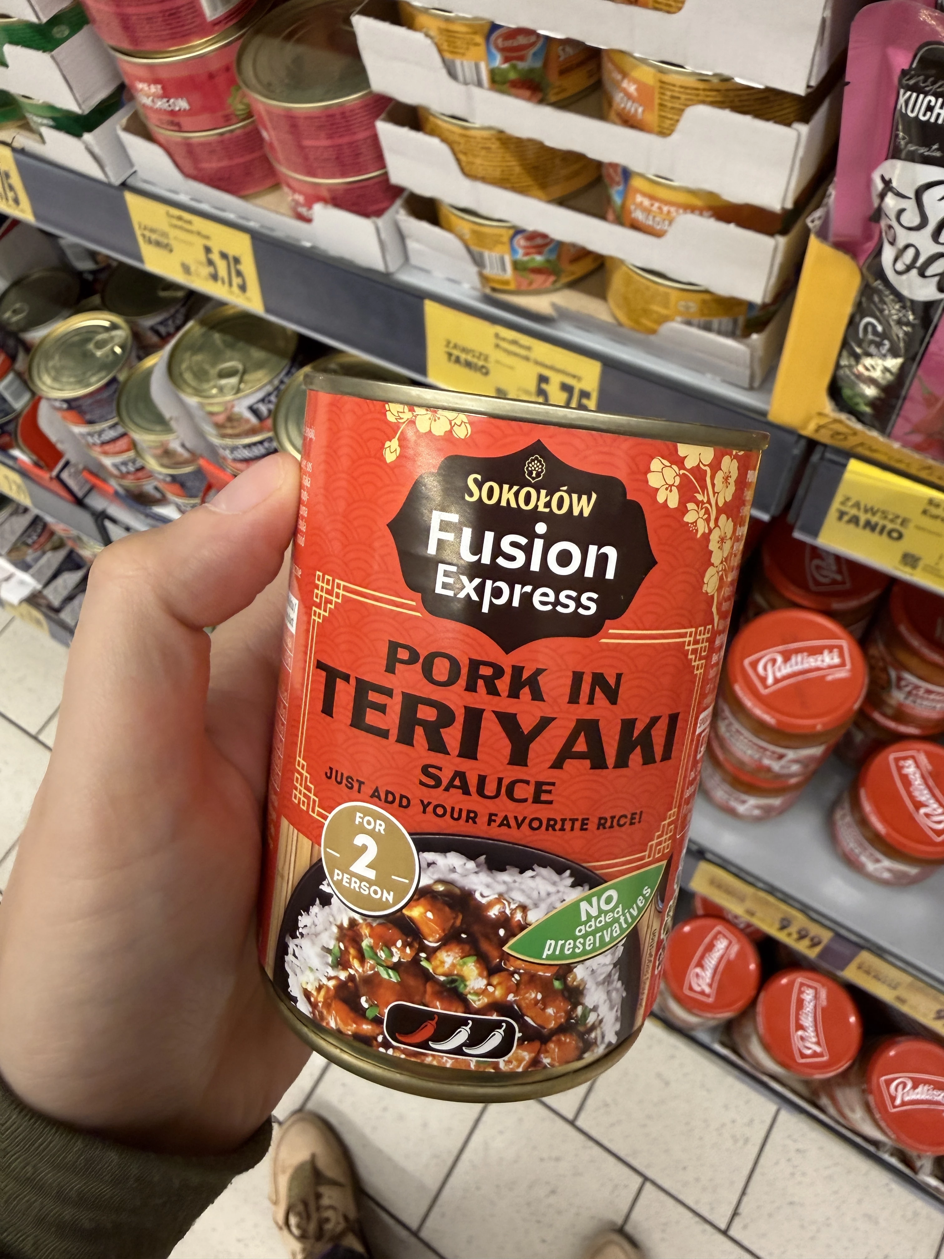 Sokołów Fusion Express Wieprzowina w sosie teriyaki | 400g