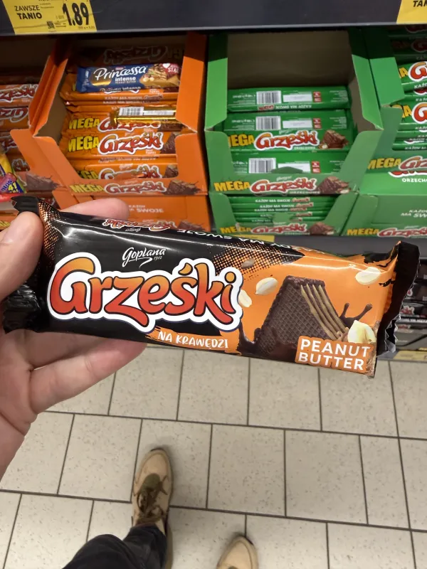 Grześki Na Krawędzi Peanut Butter | 40g