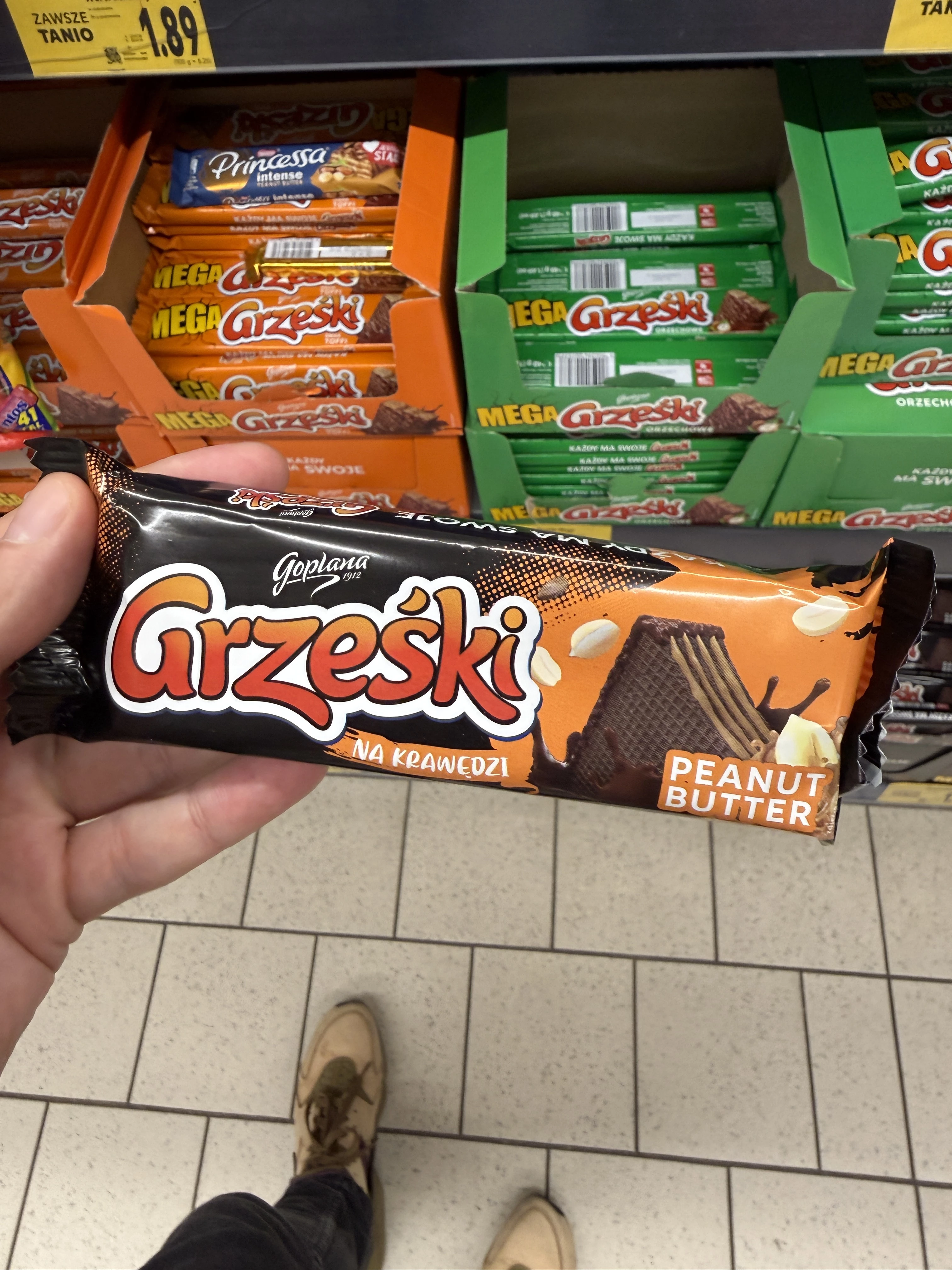 Grześki Na Krawędzi Peanut Butter | 40g