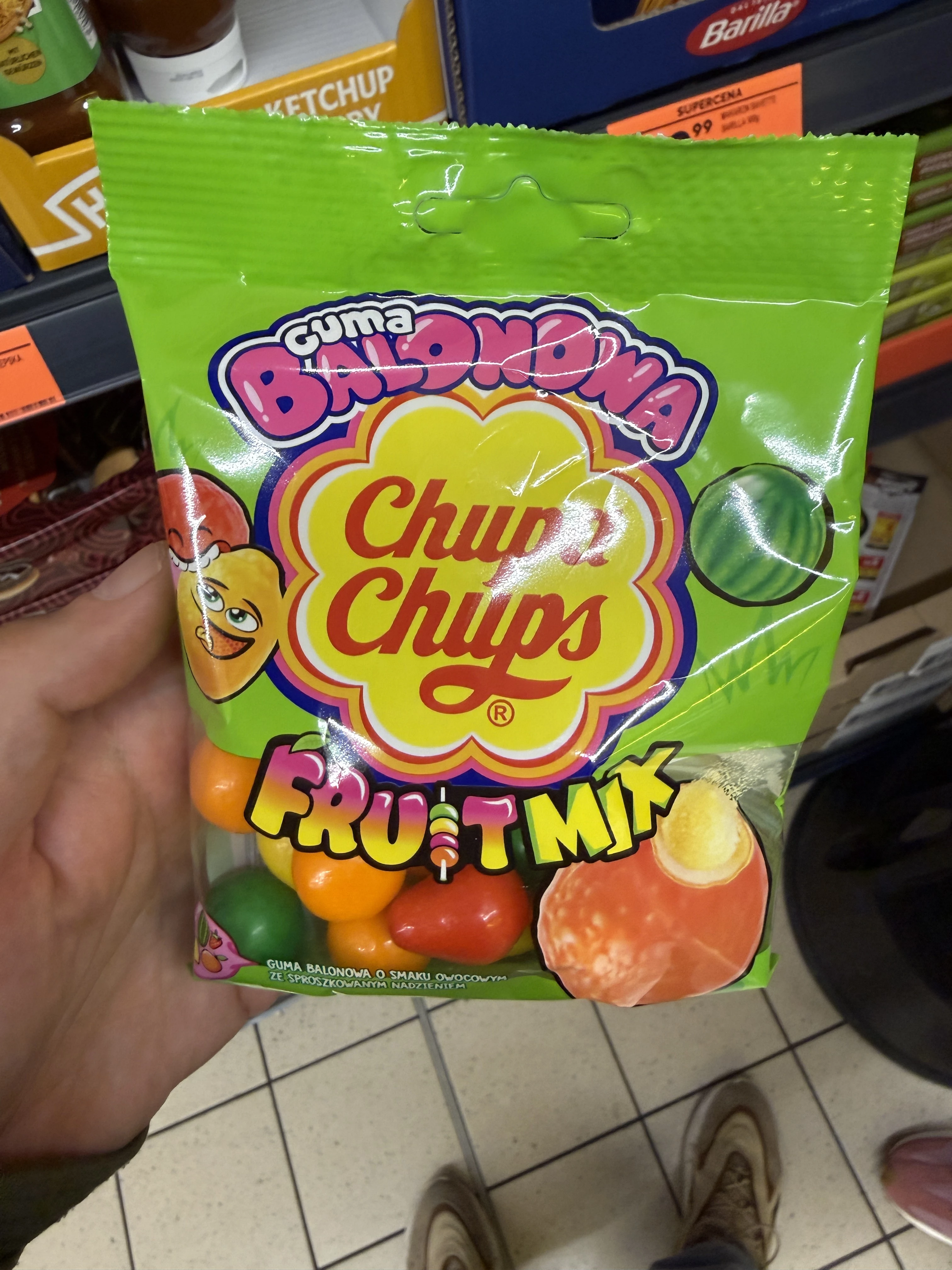 Chupa Chups Guma Balonowa Fruit Mix | 80g