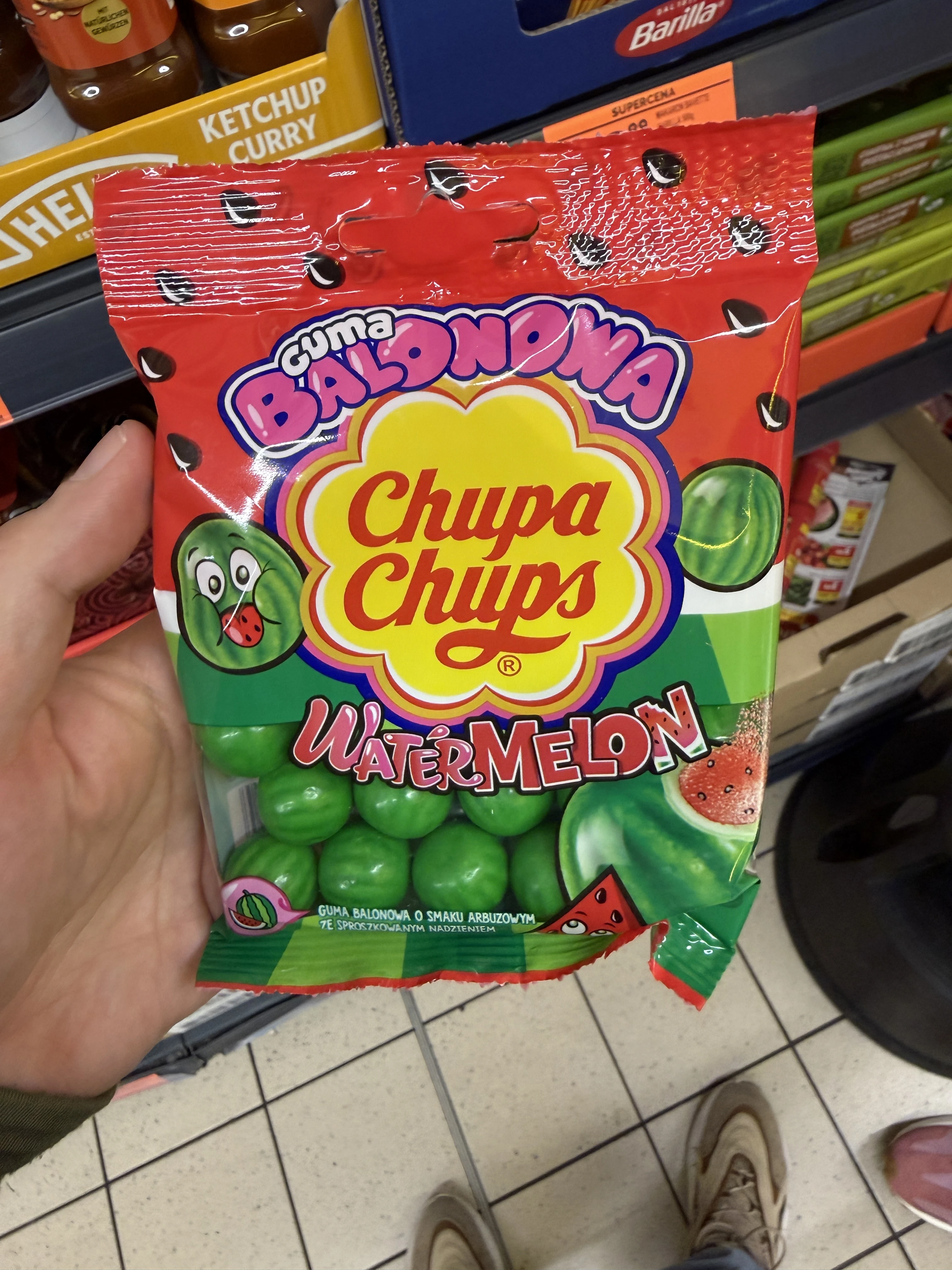Chupa Chups Guma Balonowa Watermelon | 80g