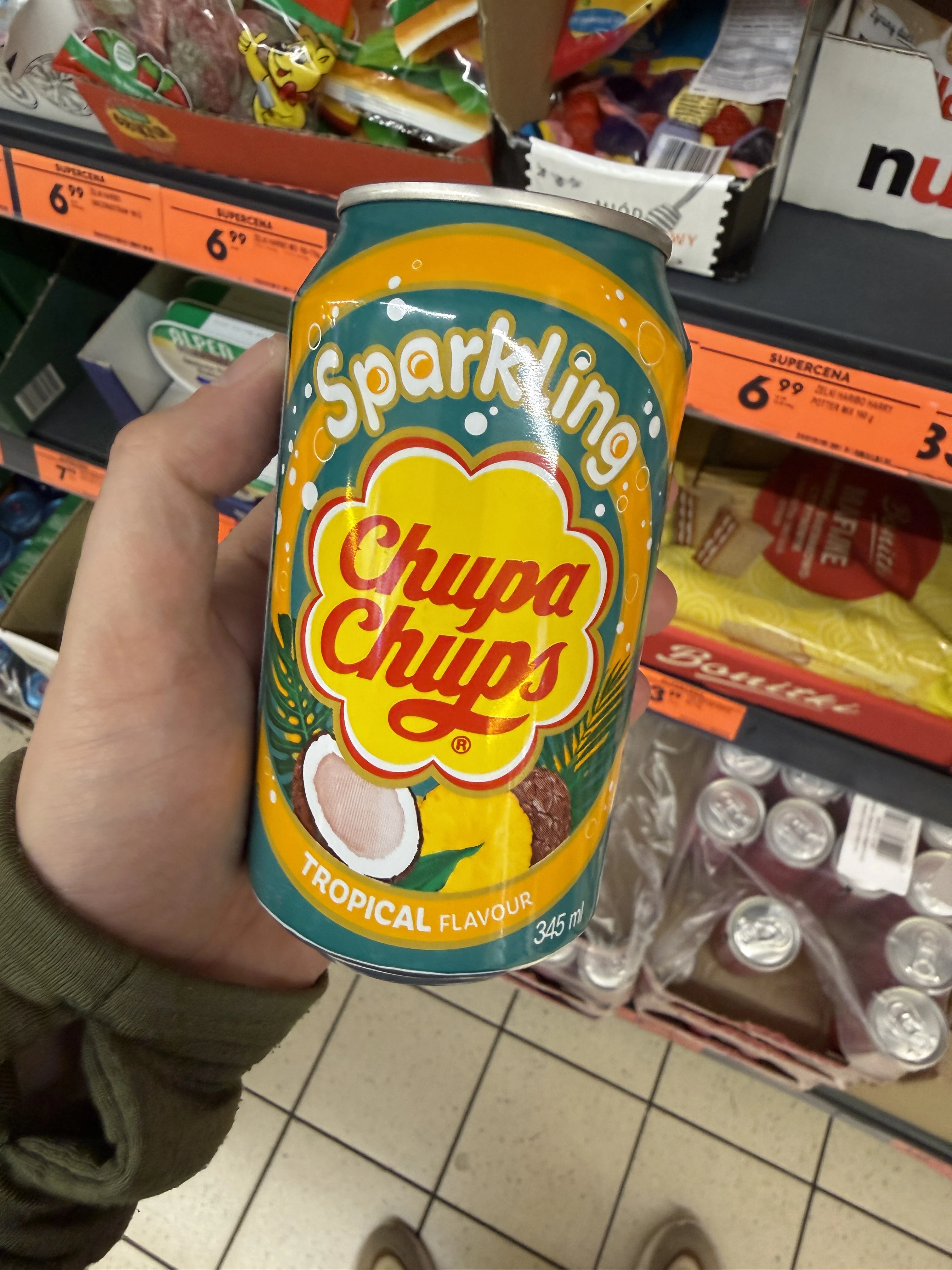 Chupa Chups Sparkling Tropical Flavour | 345ml