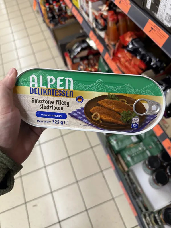 Alpen Delikatessen Smażone filety śledziowe w zalewie korzennej | 325g