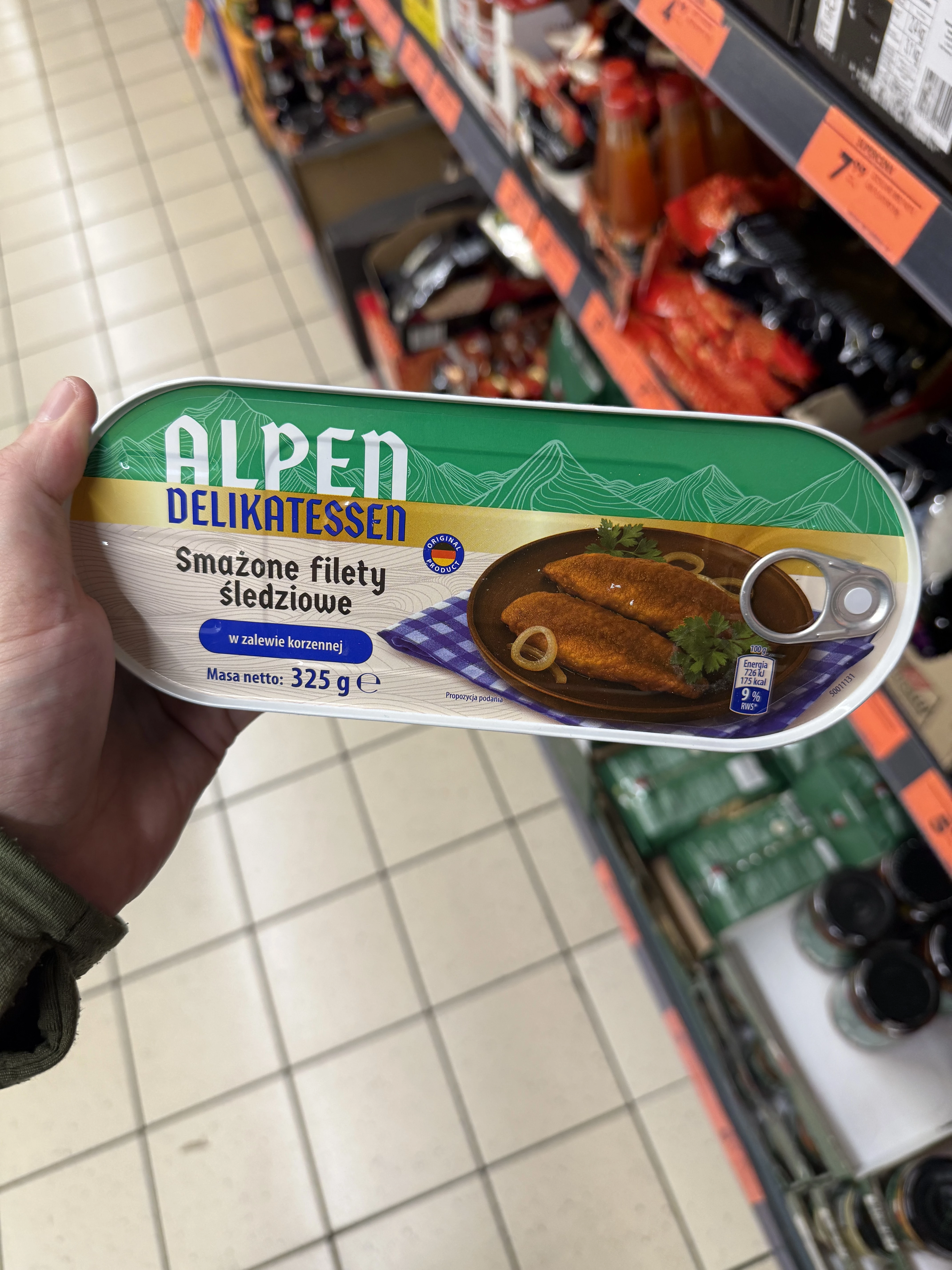 Alpen Delikatessen Smażone filety śledziowe w zalewie korzennej | 325g