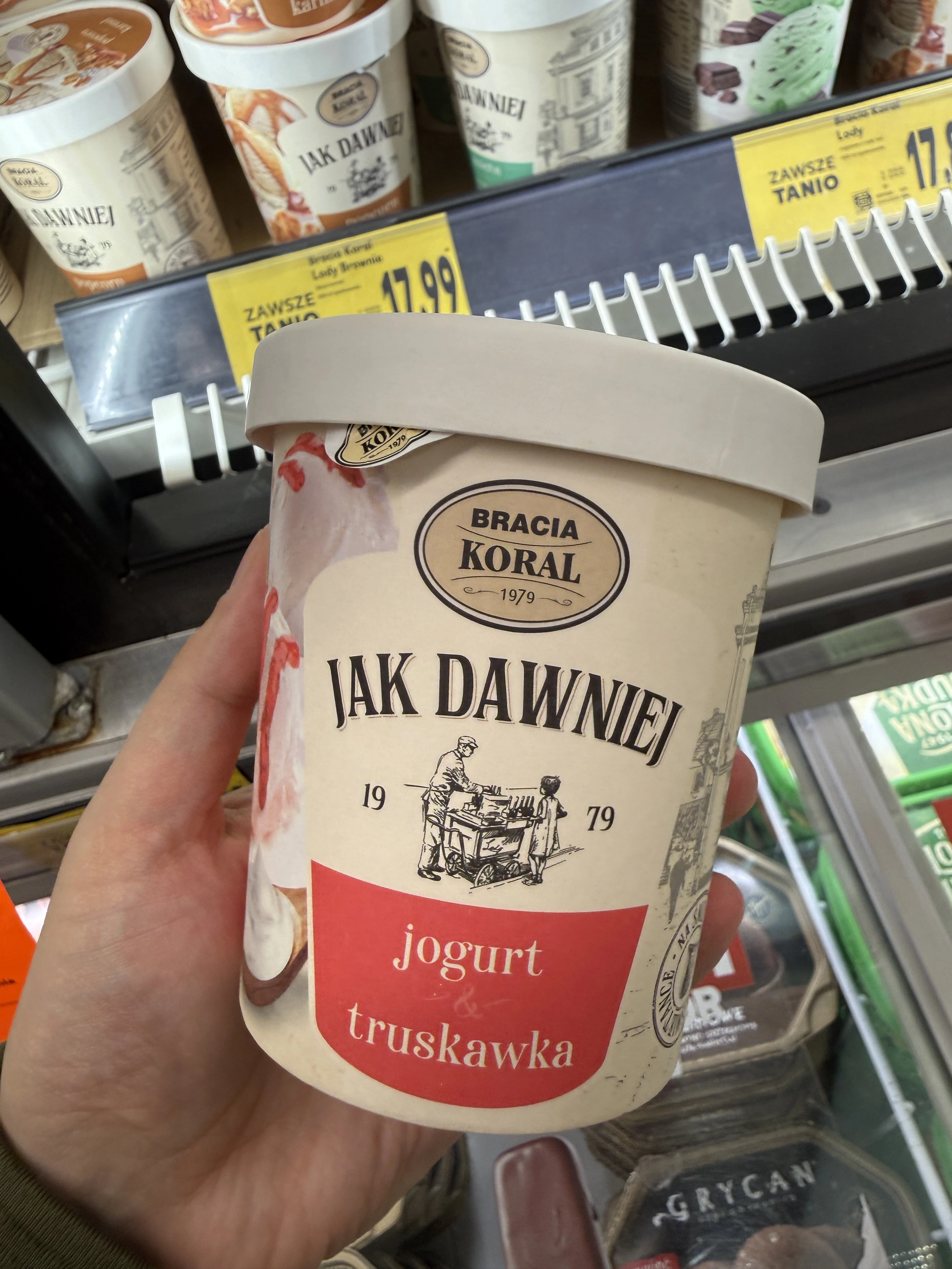 Bracia Koral Jak Dawniej Jogurt & Truskawka | 260g / 450ml