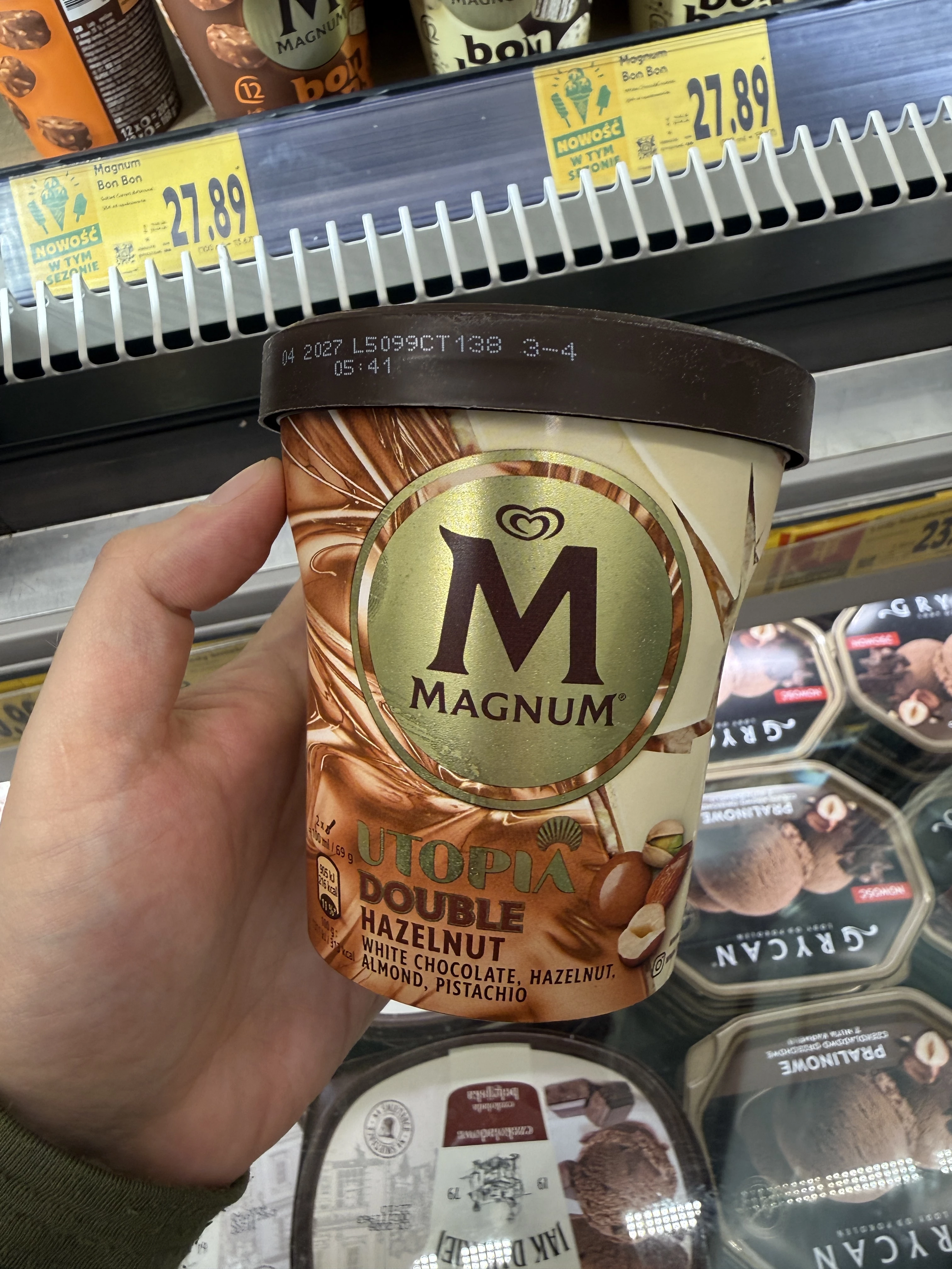 Magnum Utopia Double Hazelnut | 440ml / 310g