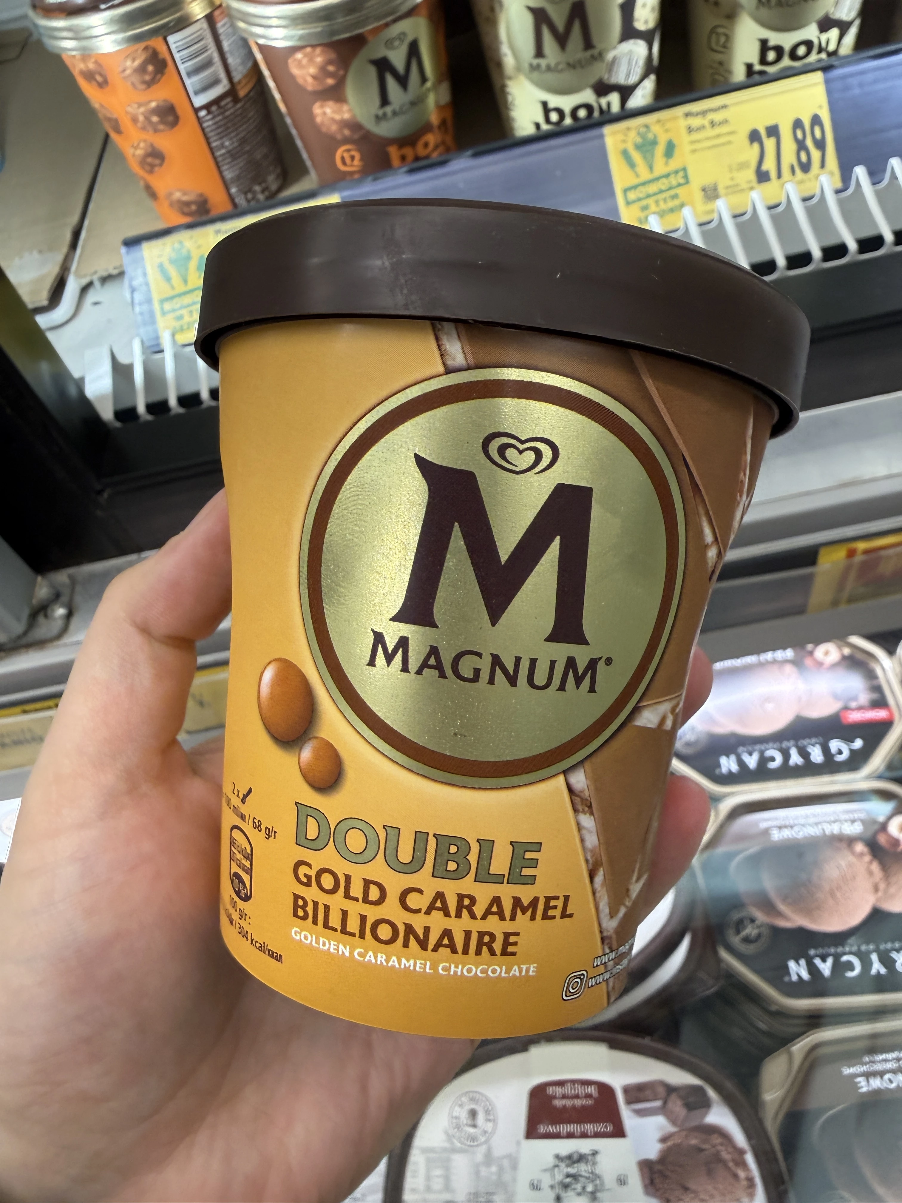 Magnum Double Gold Caramel Billionaire | 440ml / 303g