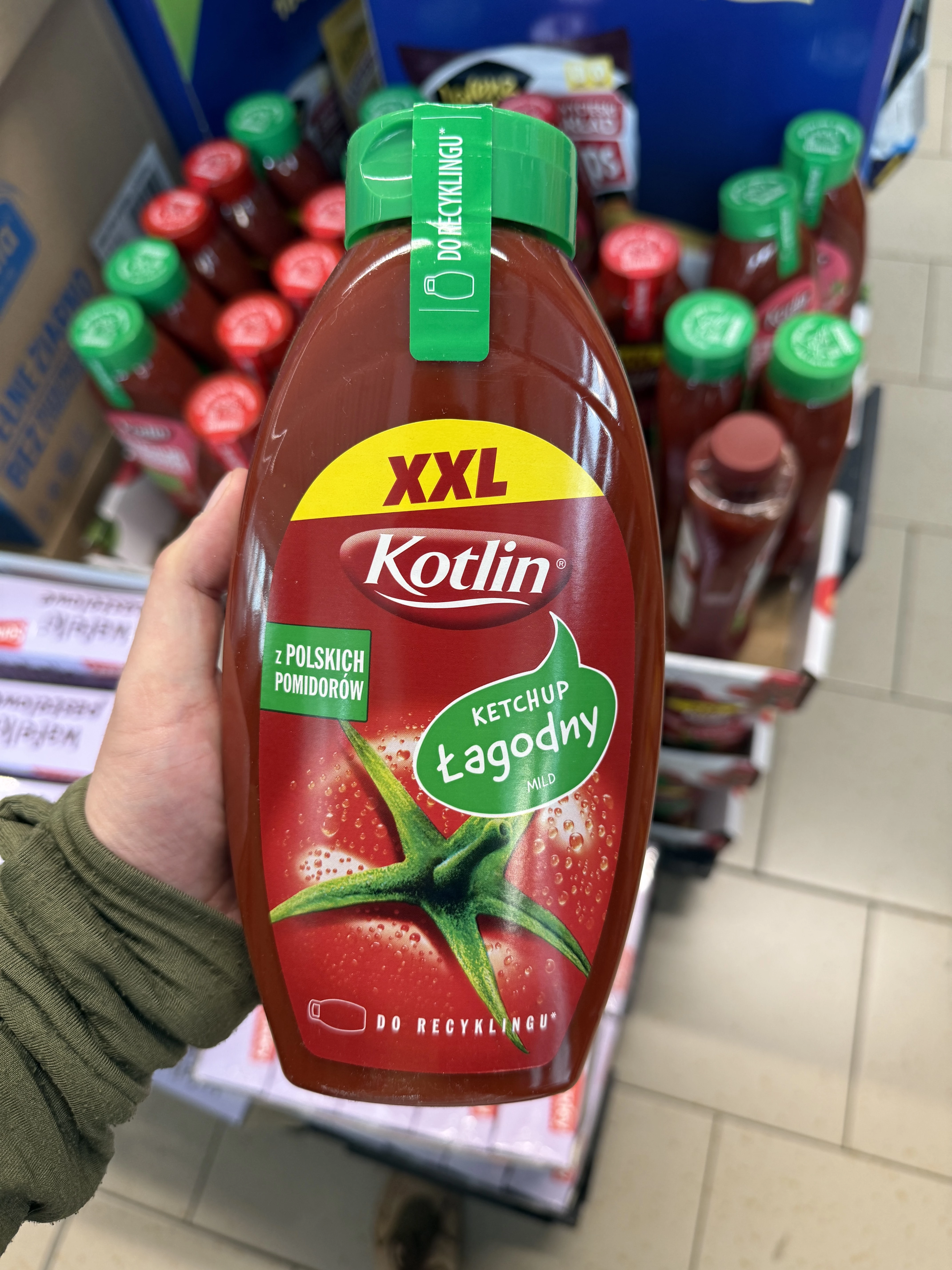 Kotlin Ketchup Łagodny z Polskich Pomidorów XXL | 950g