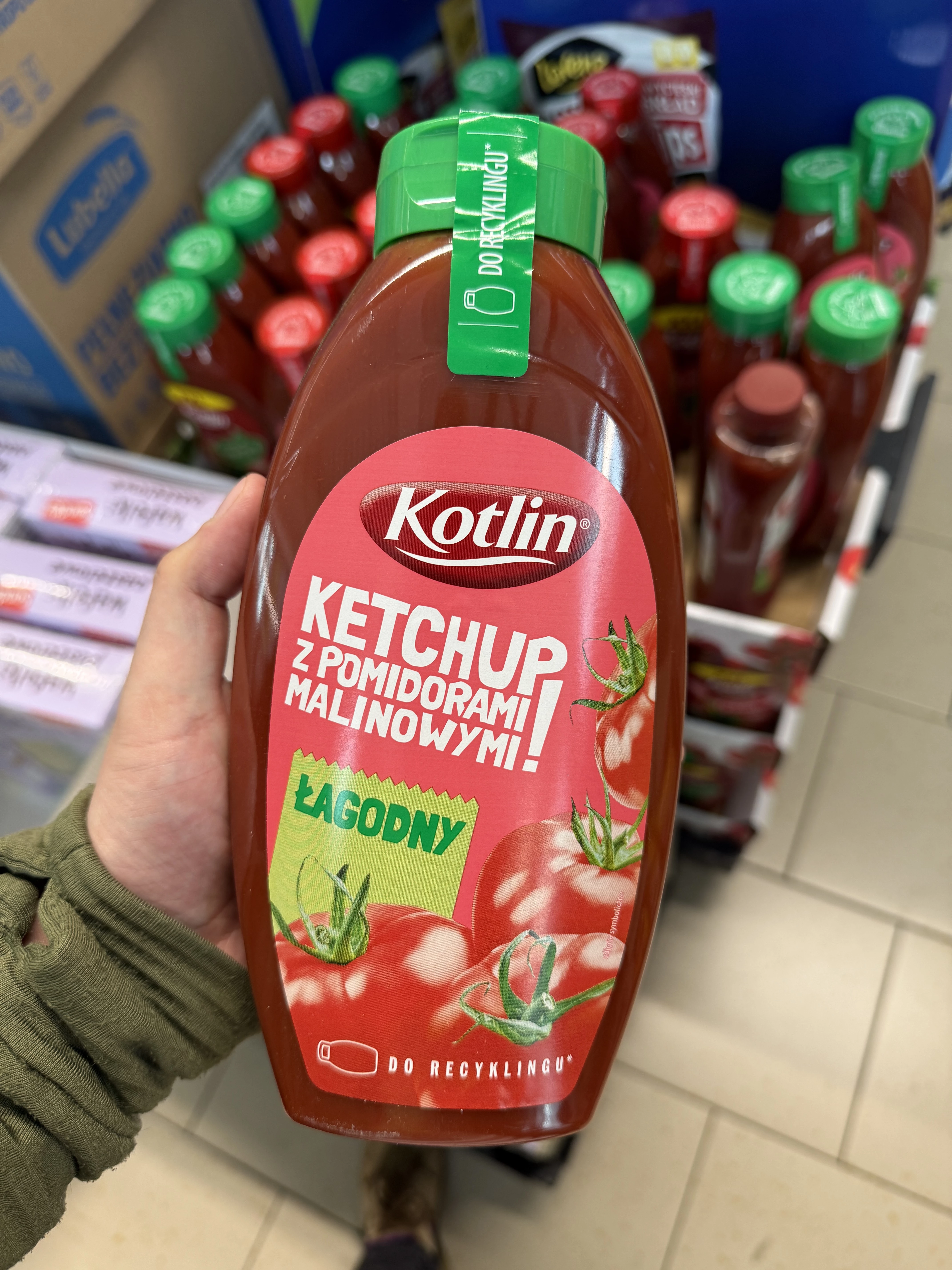 Kotlin Ketchup z pomidorami malinowymi łagodny | 950g