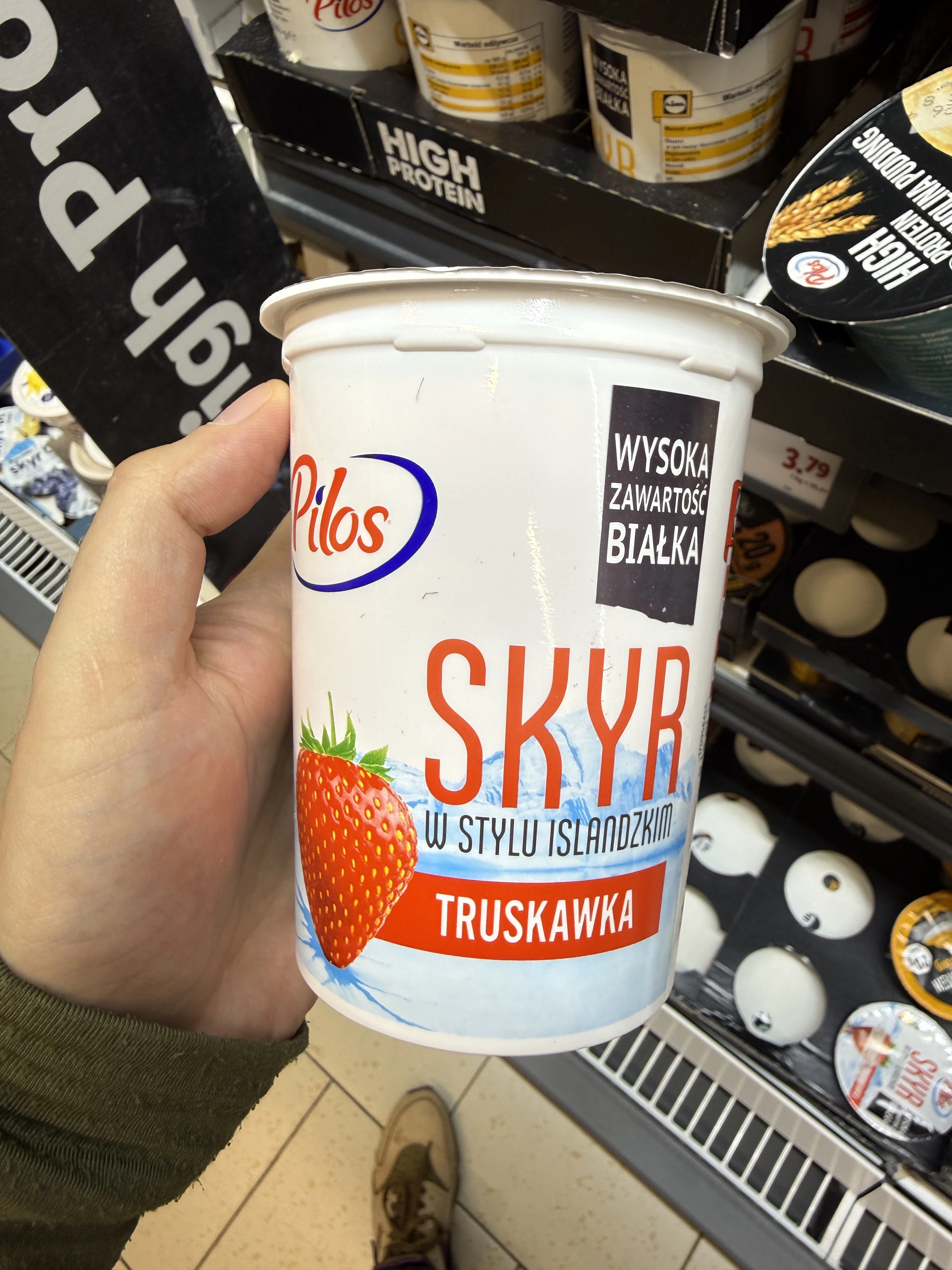 Pilos Skyr w stylu islandzkim Truskawka | 500g