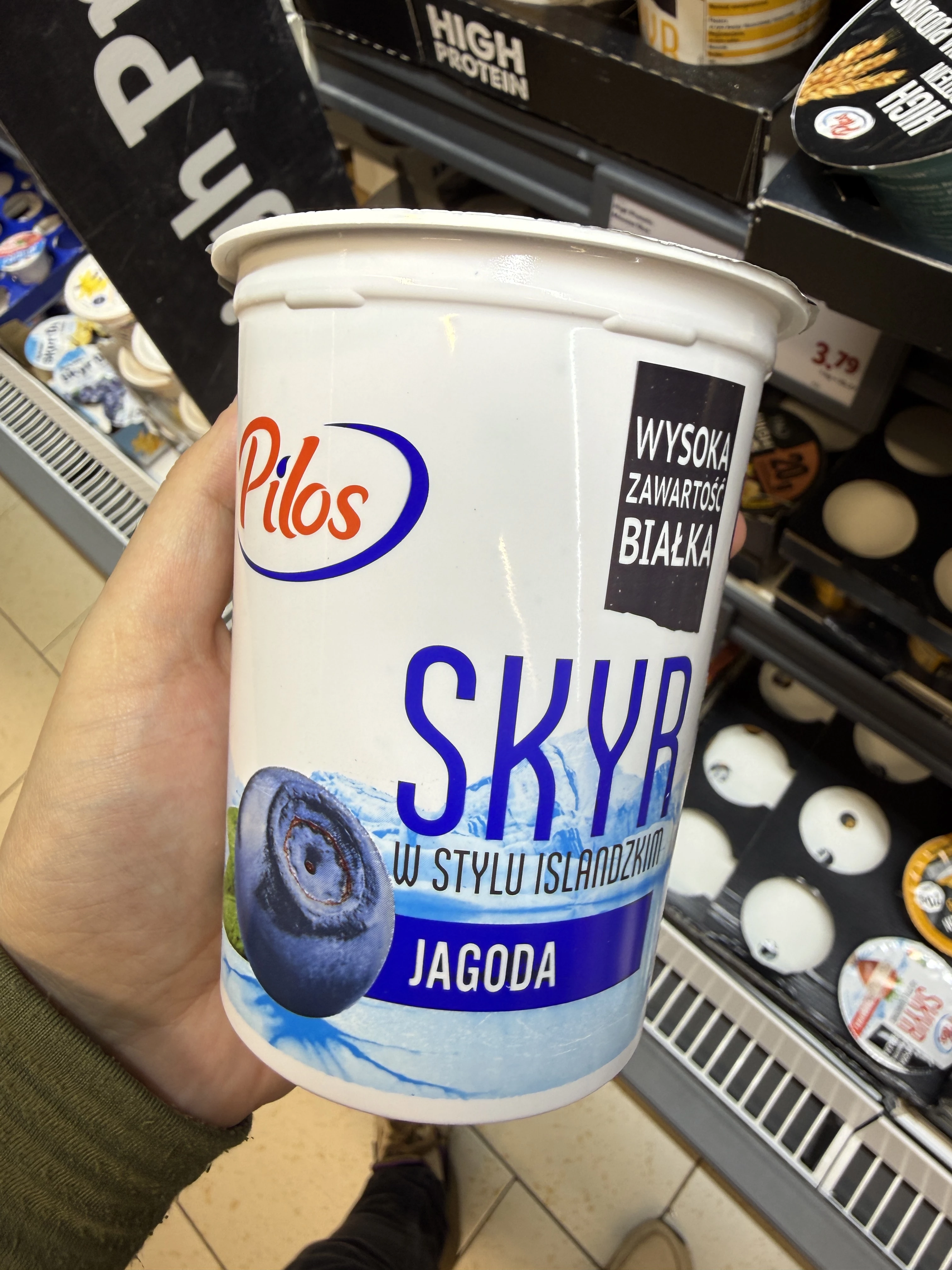 Pilos Skyr w stylu islandzkim Jagoda | 500g