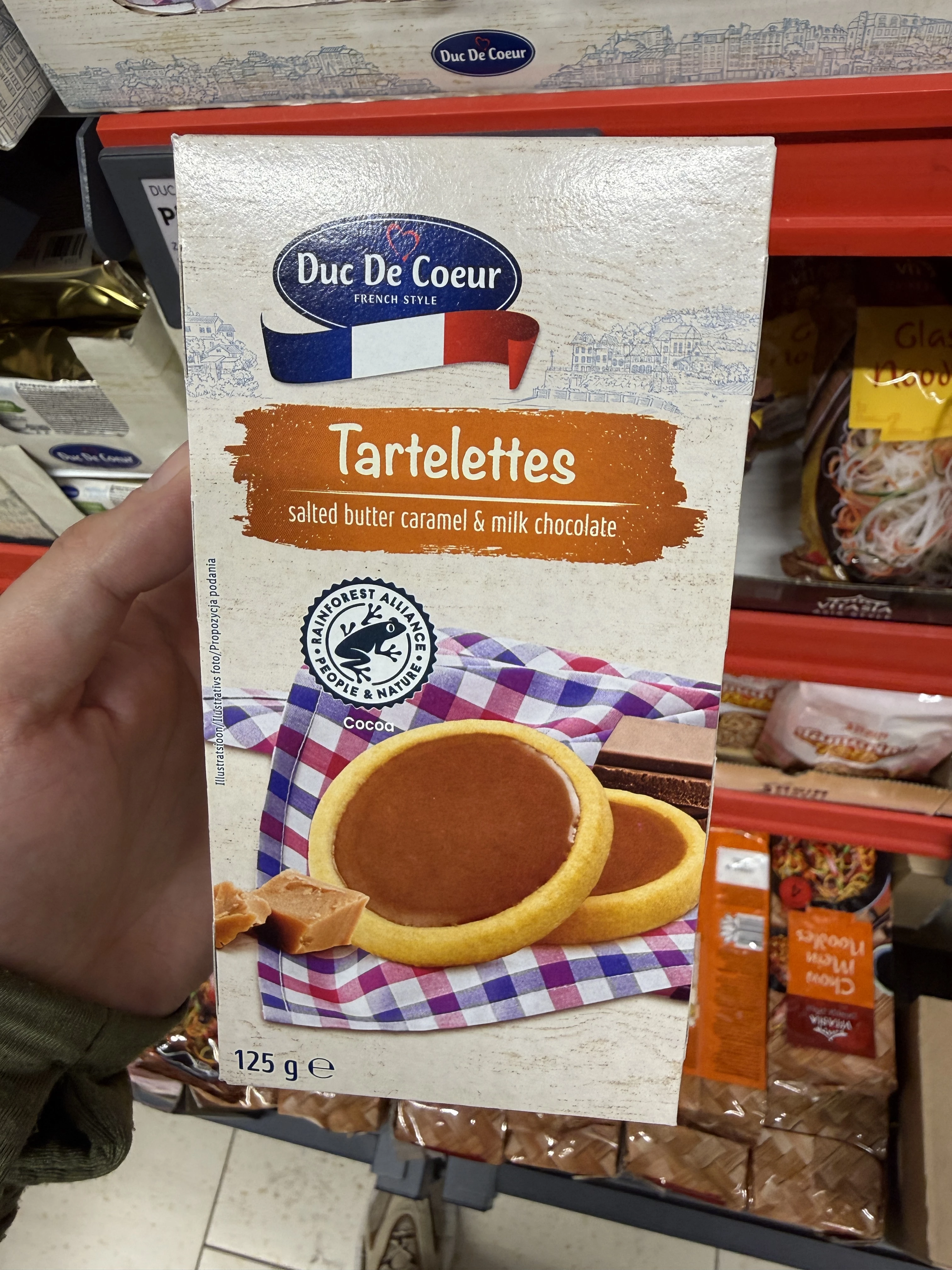 Duc De Coeur Tartelettes Salted Butter Caramel and Milk Chocolate | 125g