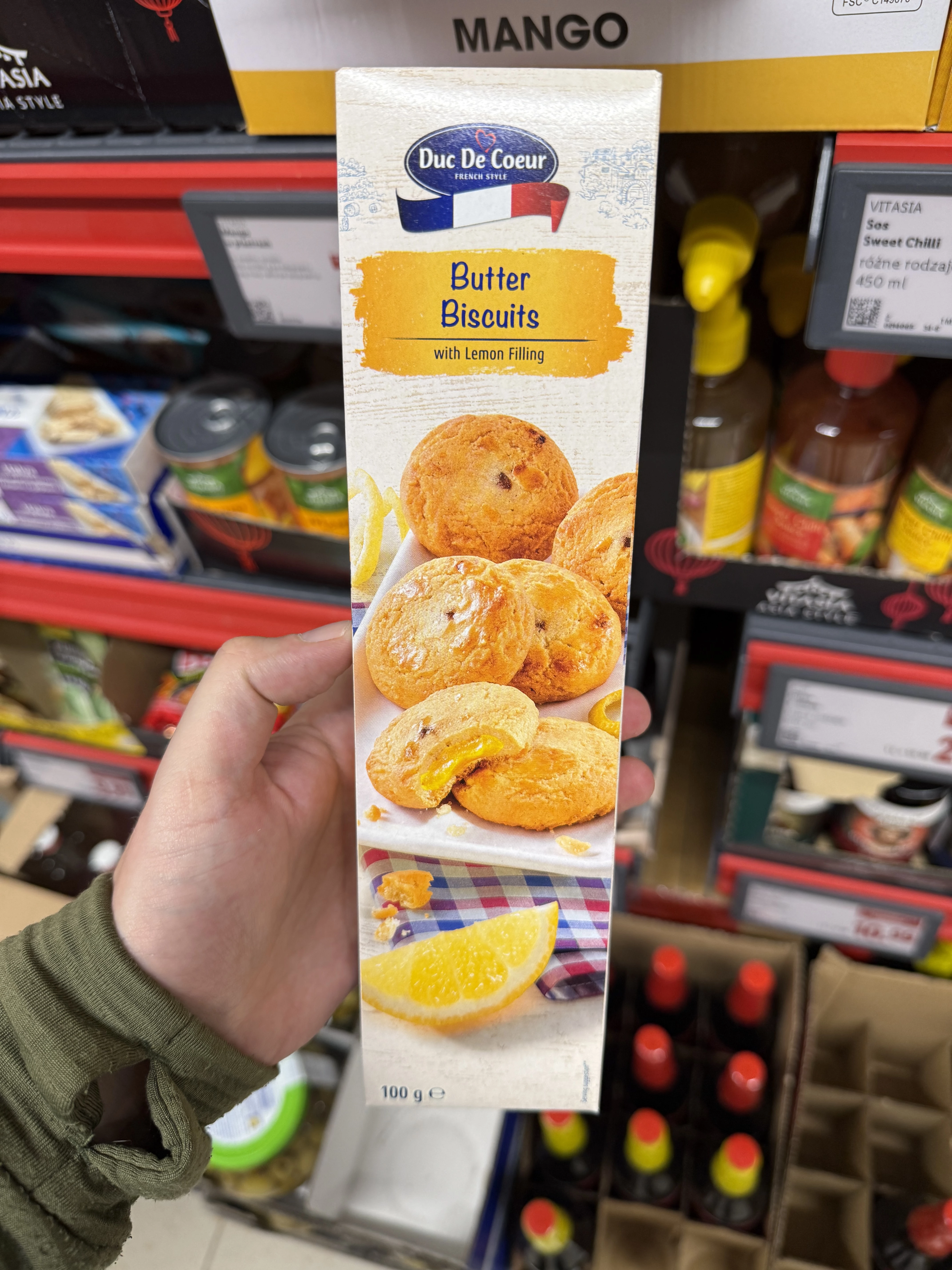 Duc De Coeur Butter Biscuits With Lemon Filling | 100g