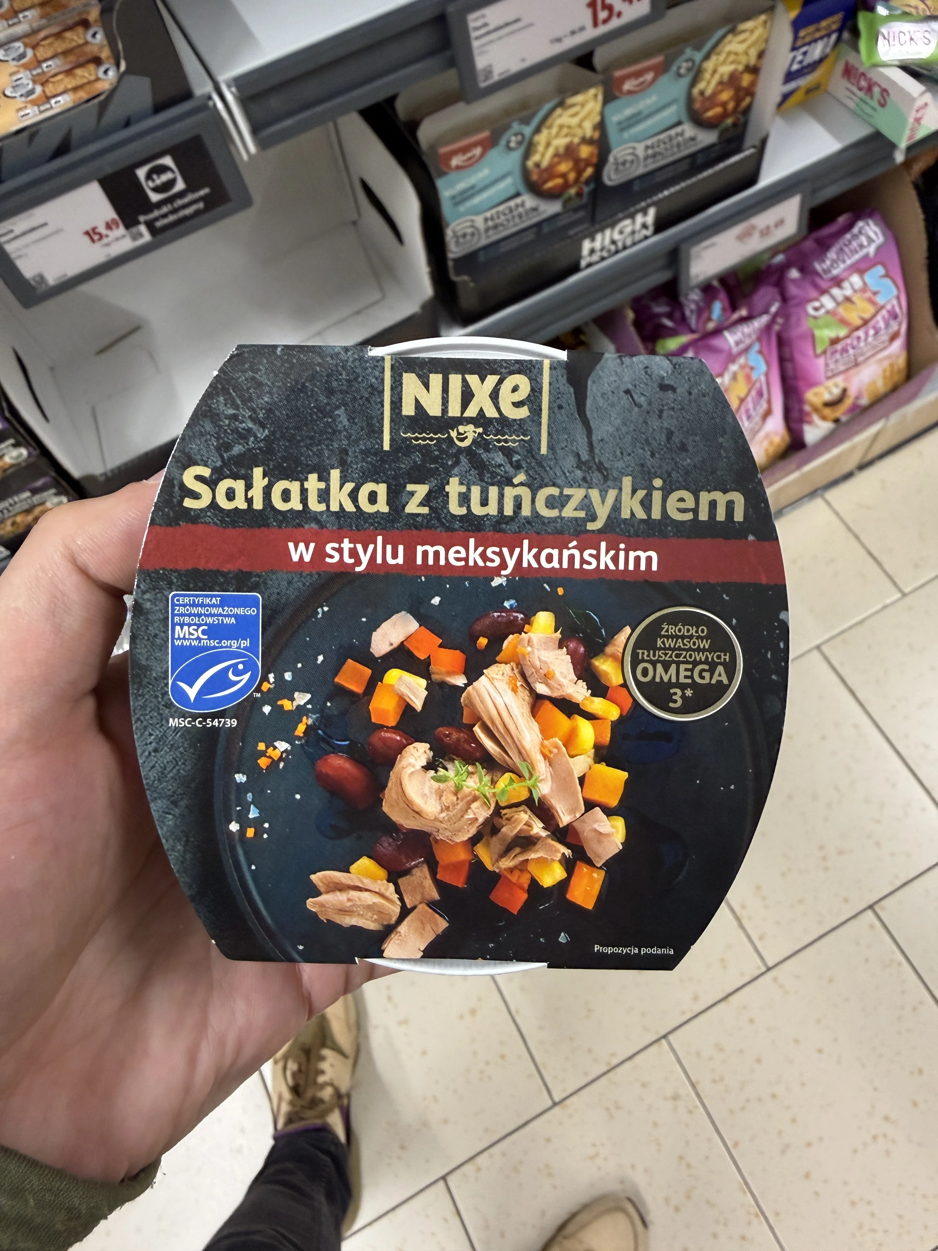 Nixe Sałatka z tuńczykiem w stylu meksykańskim | 160g