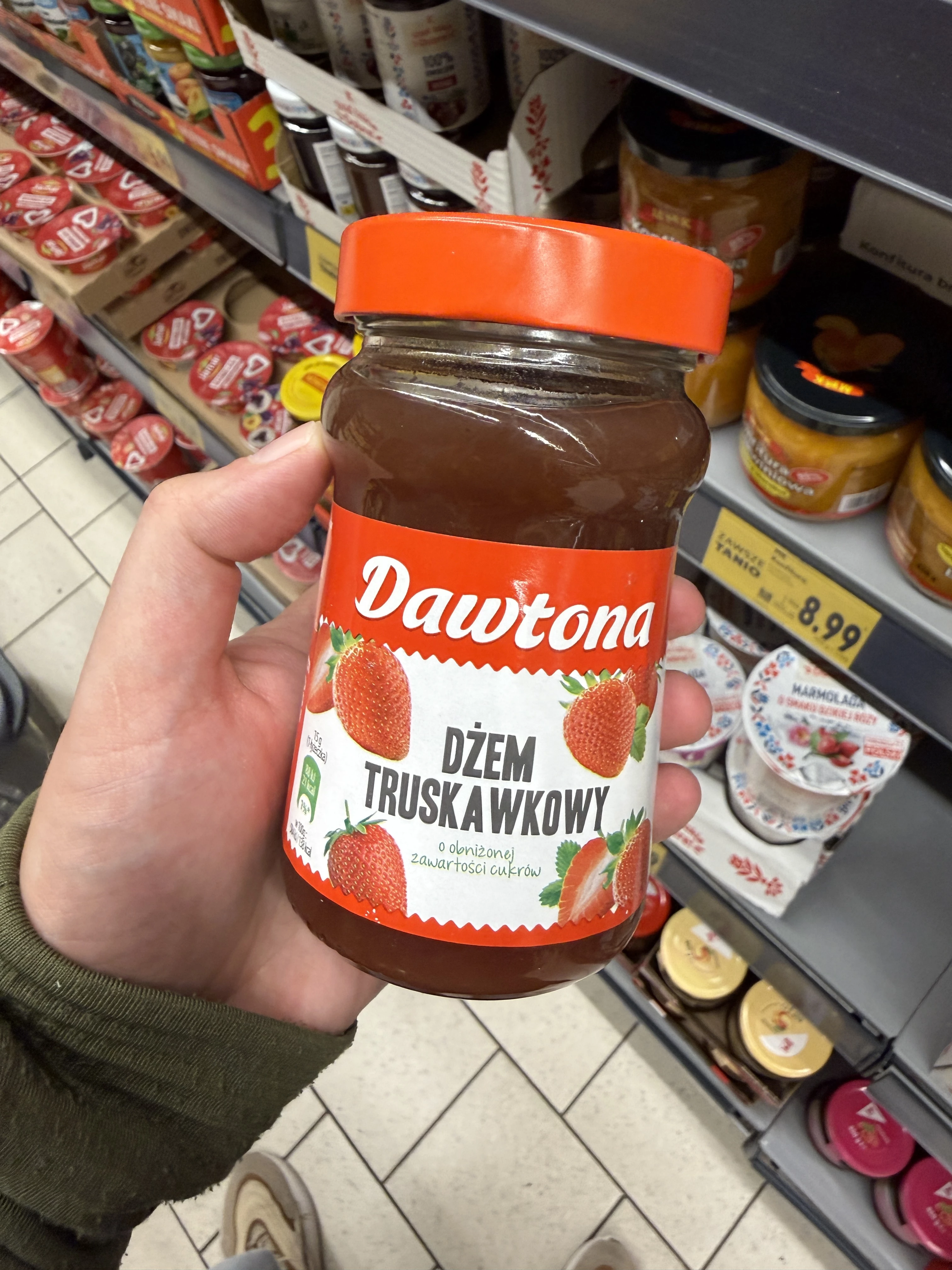 Dawtona Dżem Truskawkowy Niskosłodzony | 280g