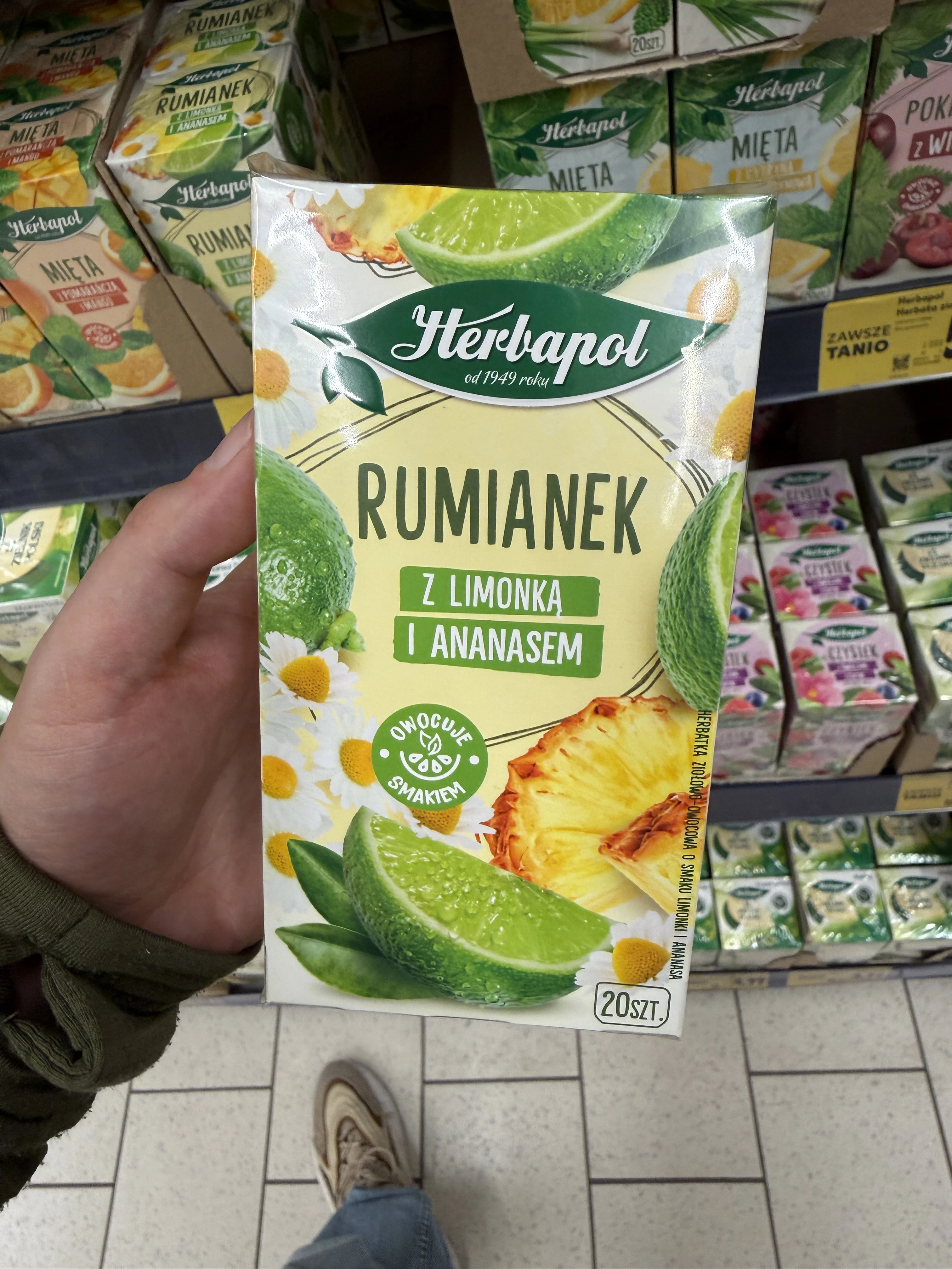 Herbapol Rumianek z limonką i ananasem | 30g