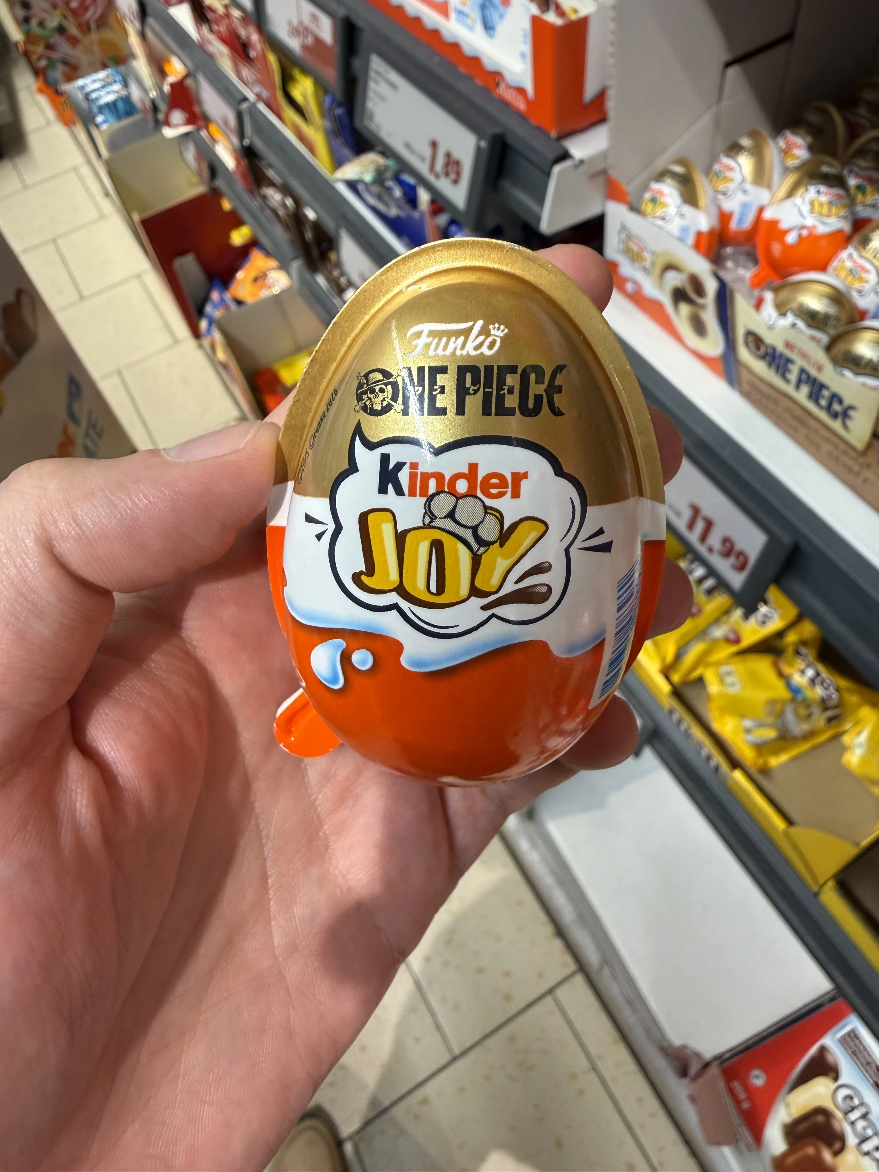 Kinder Joy Funko One Piece (biała czapka kucharska) | 20g