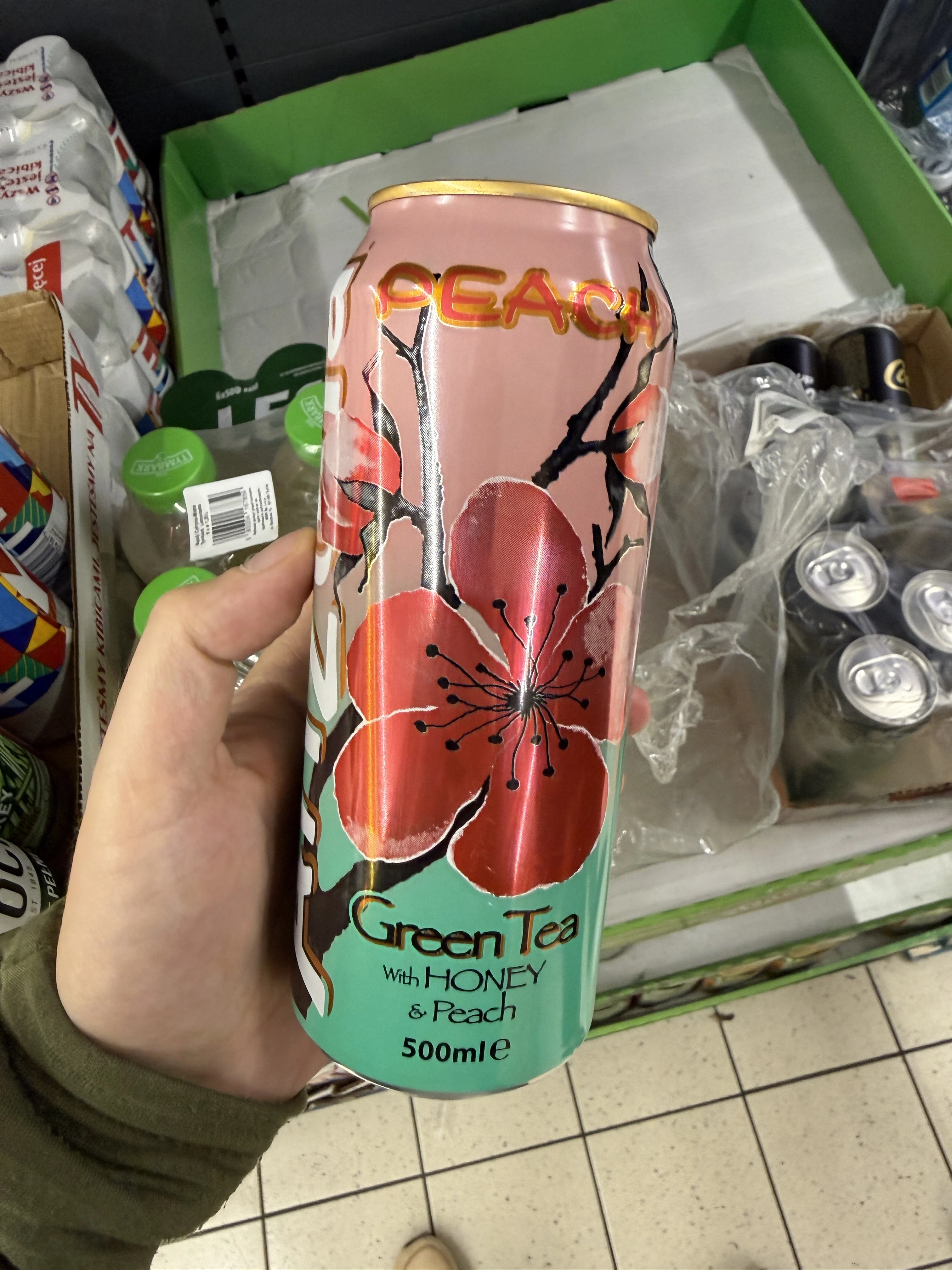 AriZona Green Tea with Honey & Peach | 500ml
