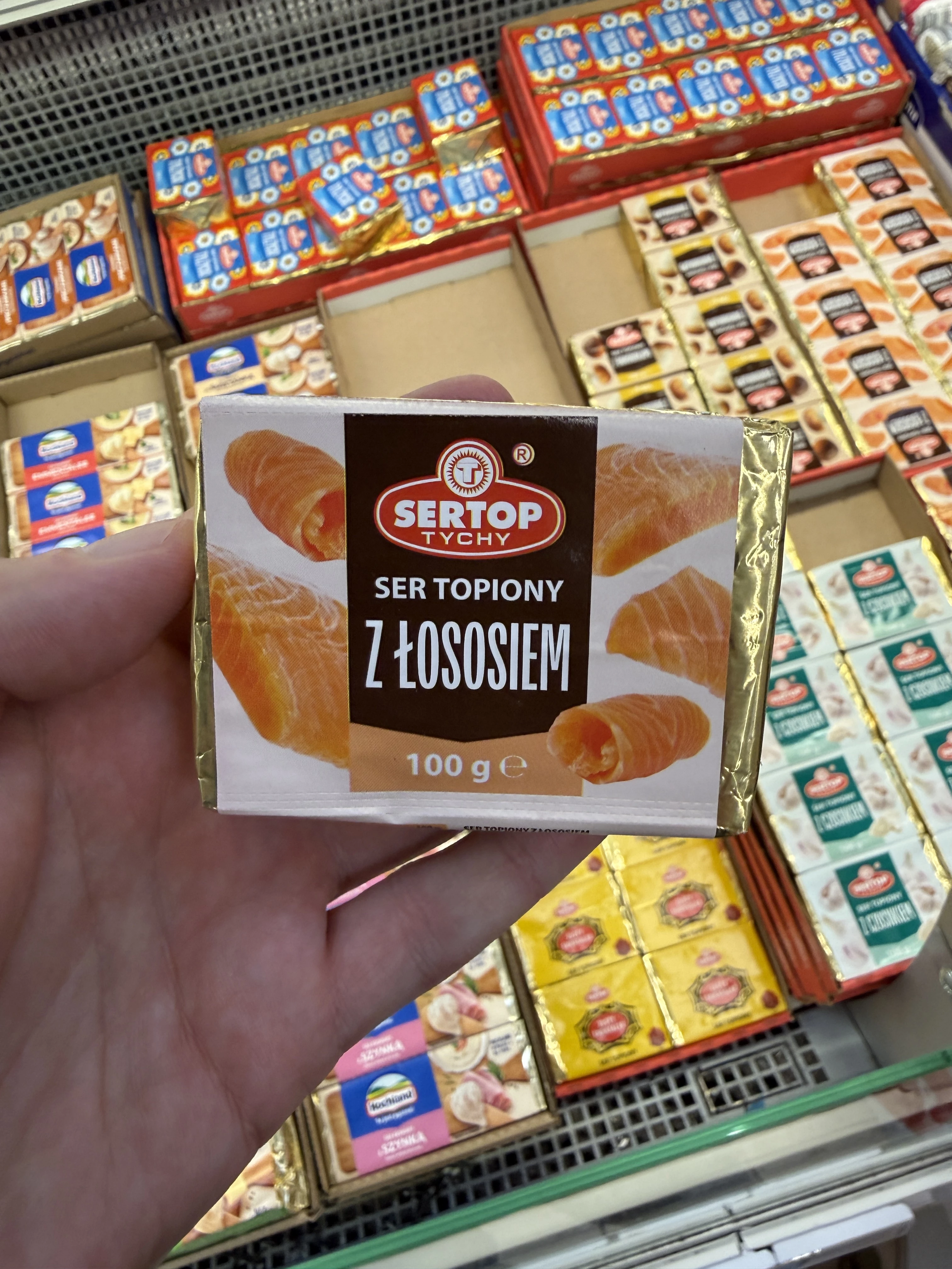 Sertop Ser topiony z łososiem | 100g