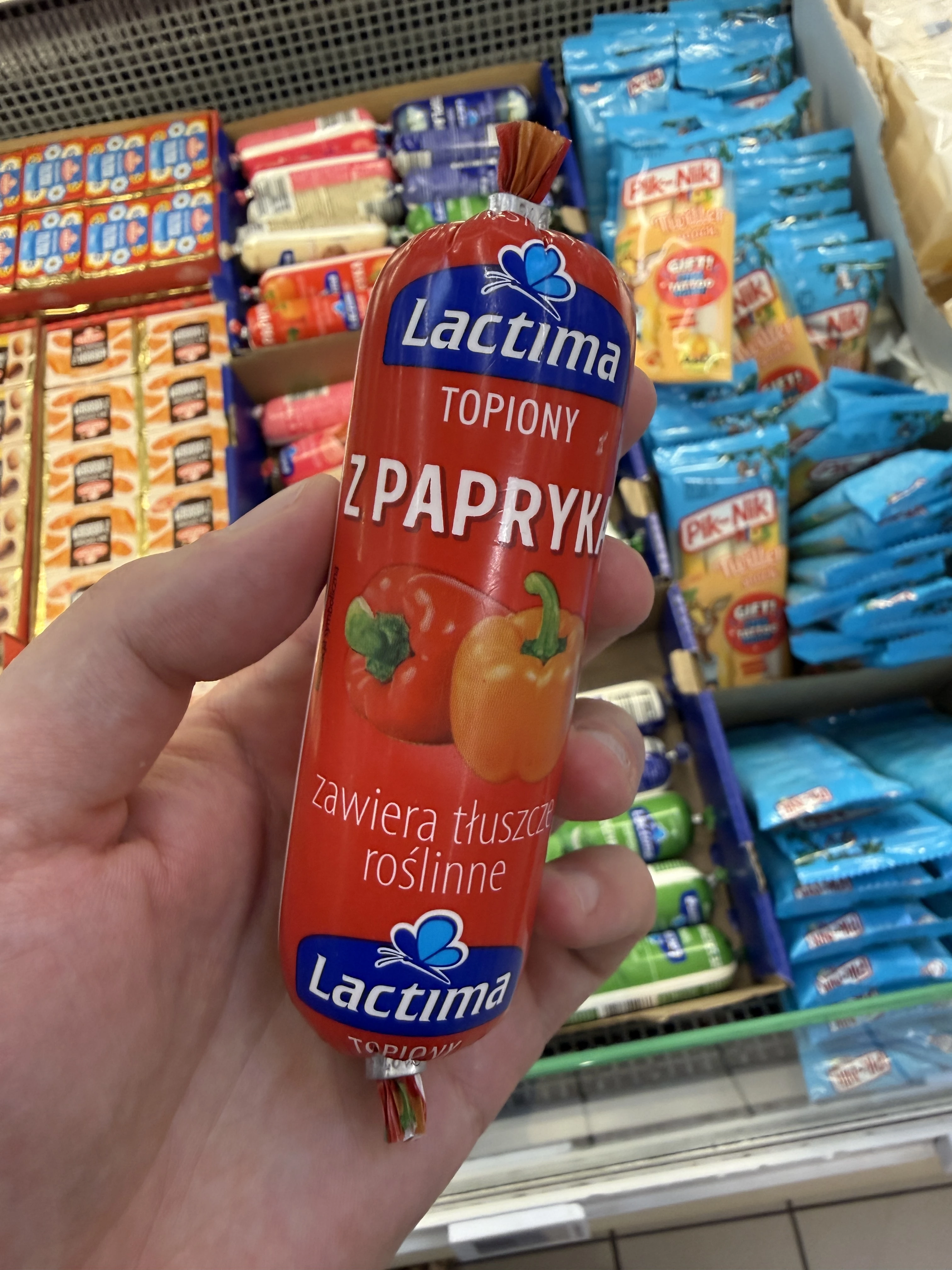 Lactima ser topiony z papryką | 100g