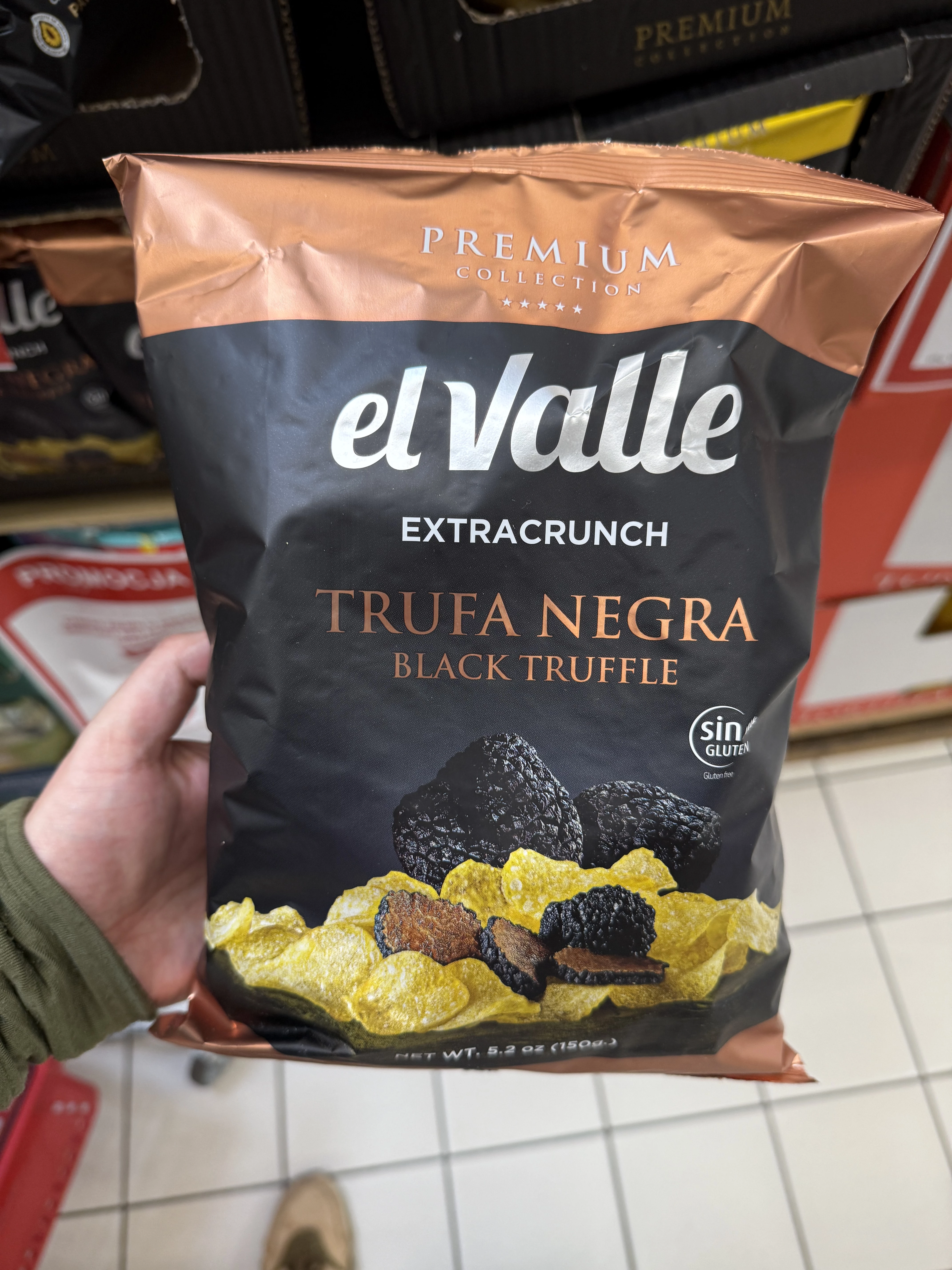 el Valle Extracrunch Trufa Negra / Chipsy o smaku czarnej trufli | 150g